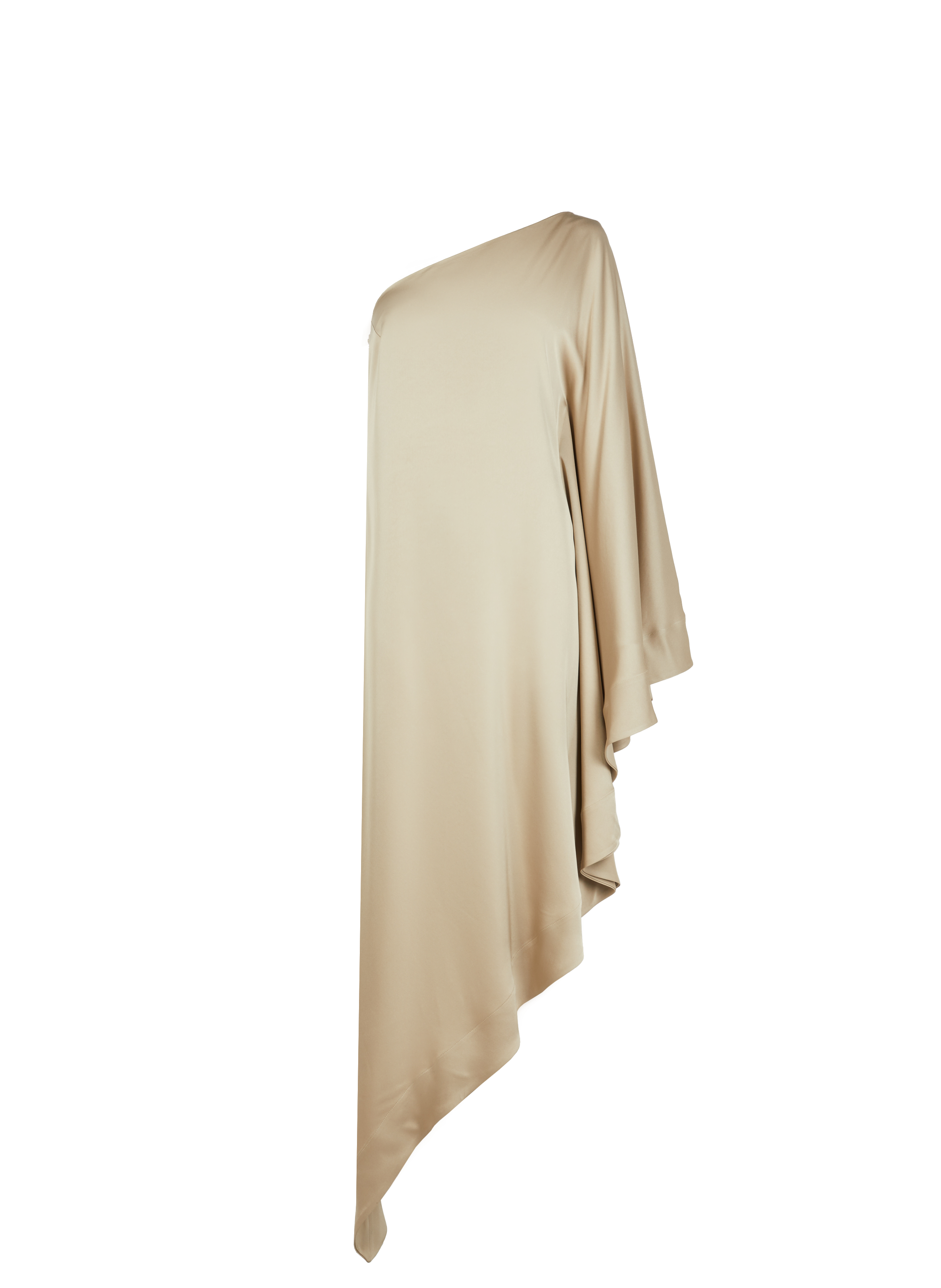 Robe longue satinée  ALEXANDRE VAUTHIER Beige