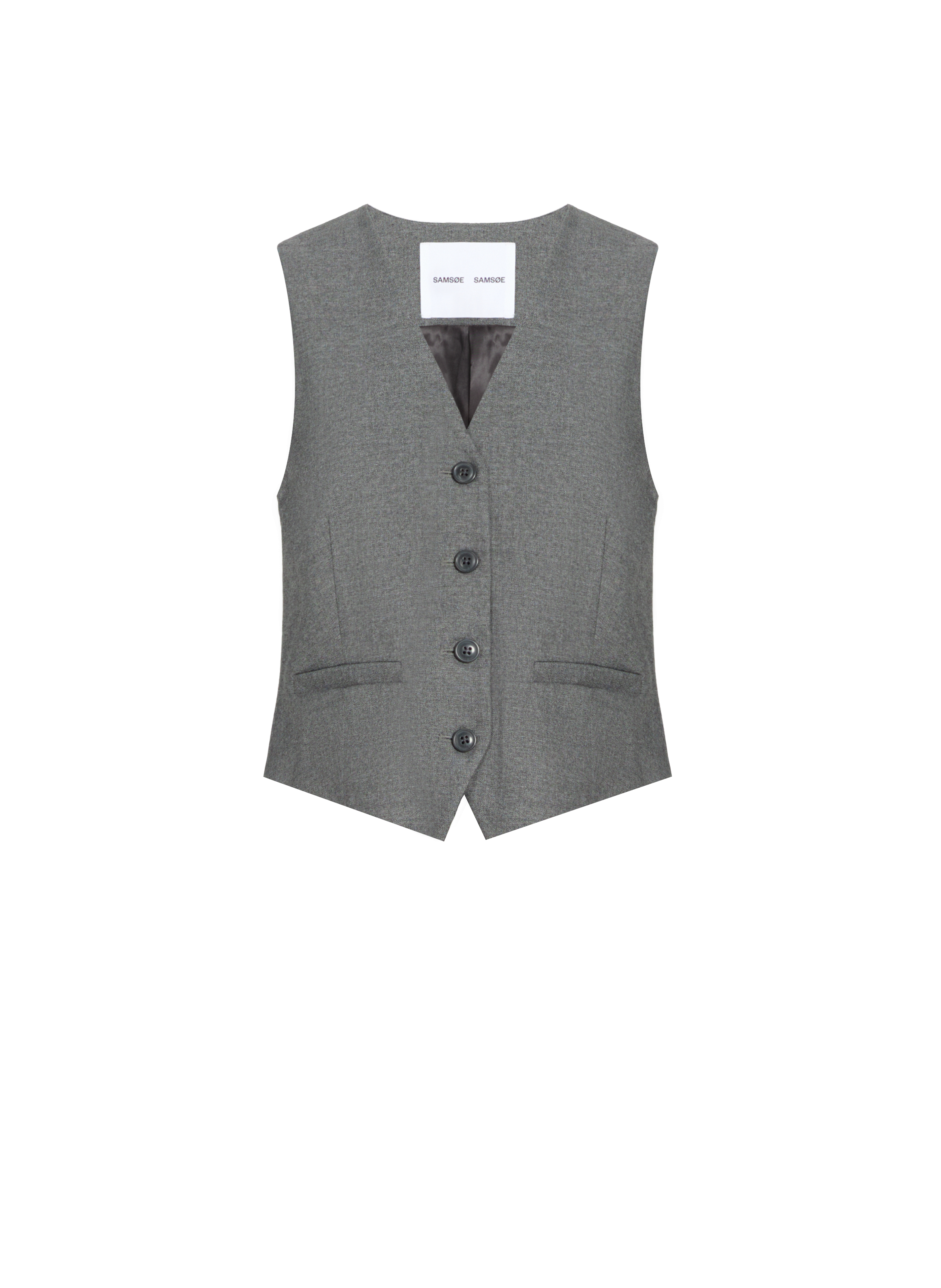 SAMSOE SAMSOE Buttoned blazer Grey