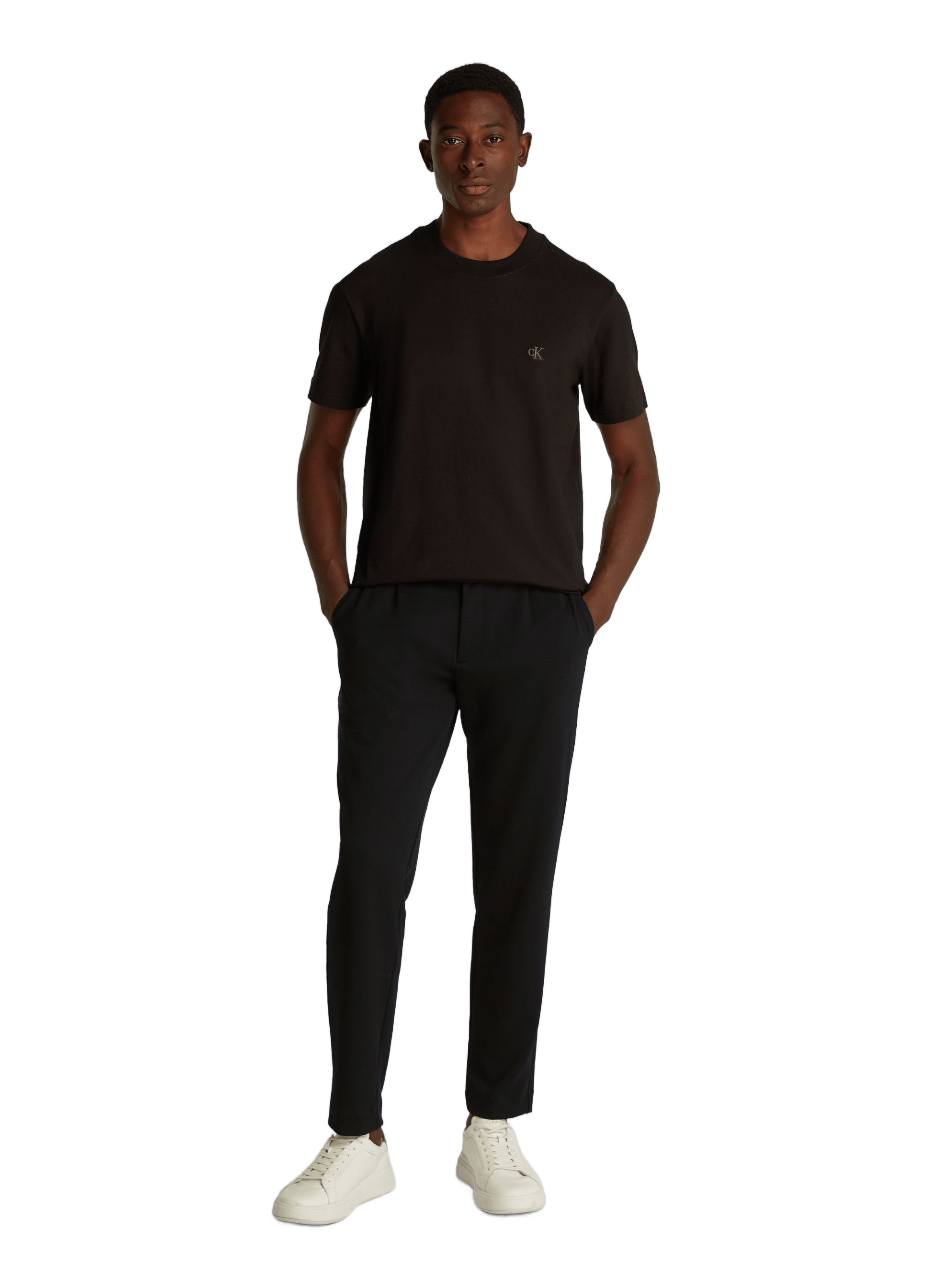Pantalon de jogging slim  CALVIN KLEIN Noir