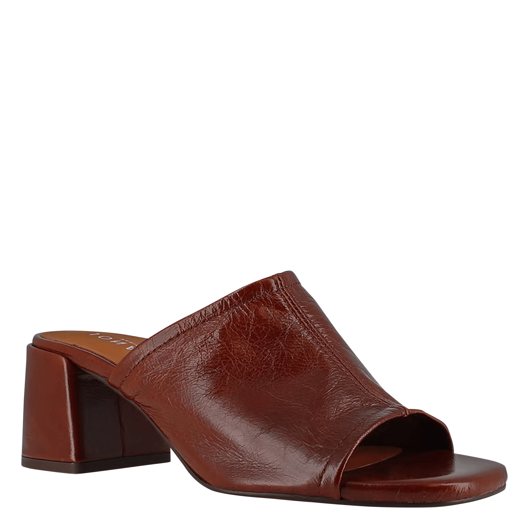 Mules à talon en cuir butterfly JONAK 