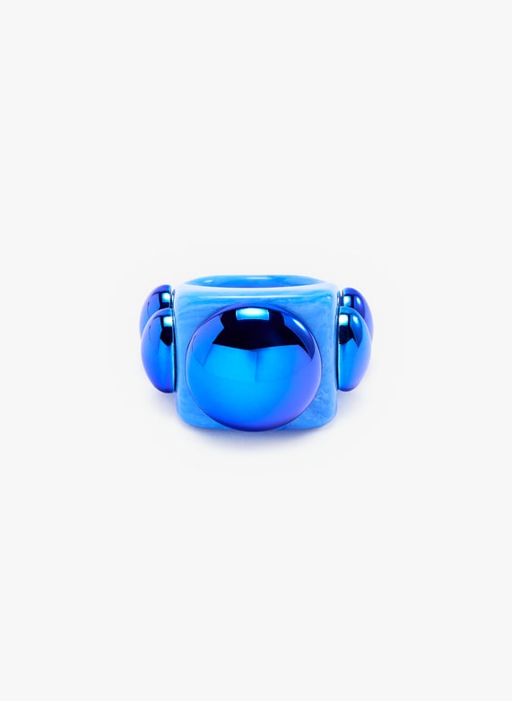 Blue Submarine Ring | Blue by LA MANSO Blue Submarine Ring Blue