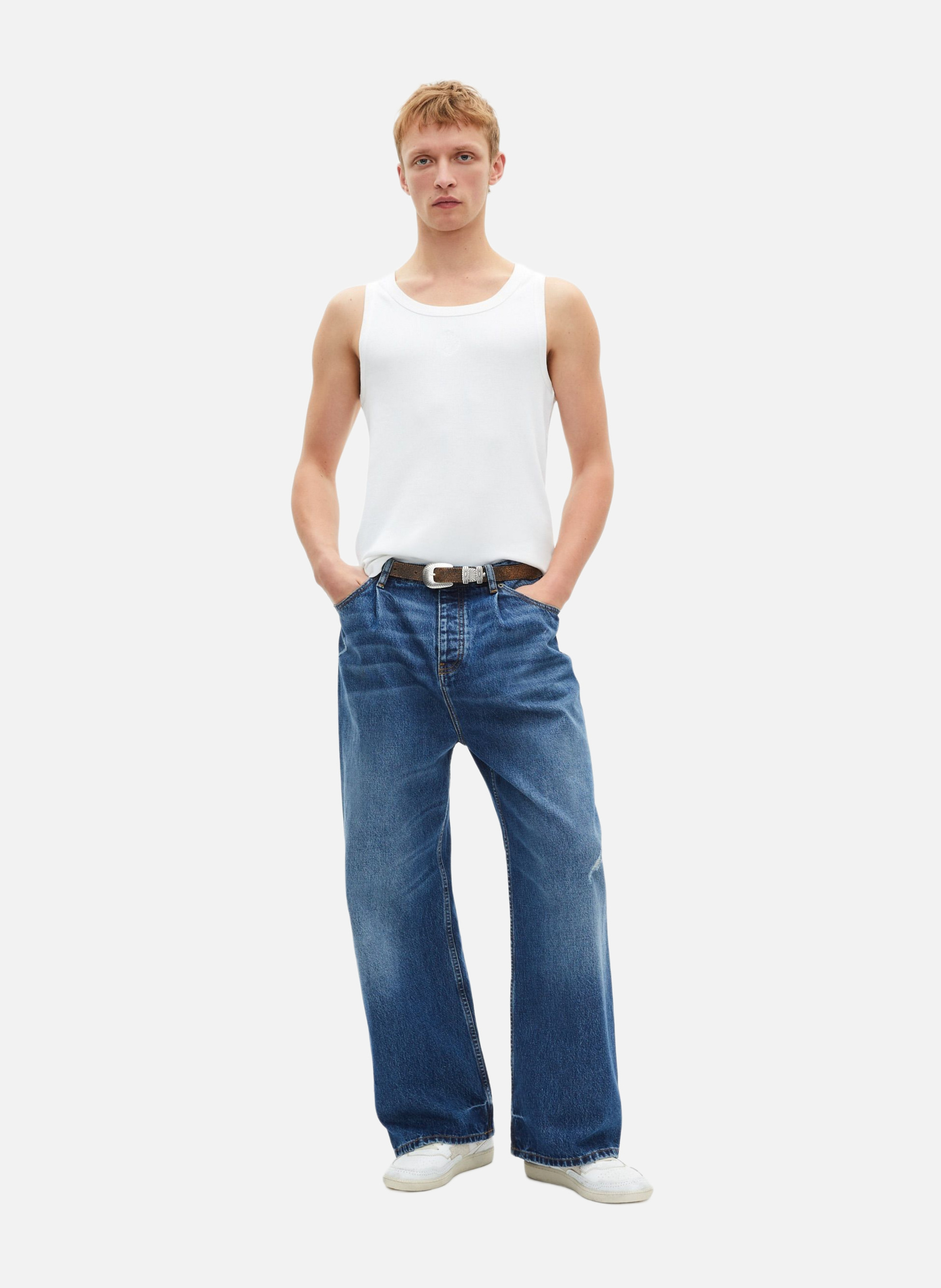 Débardeur avec broderie blason THE KOOPLES Blanc