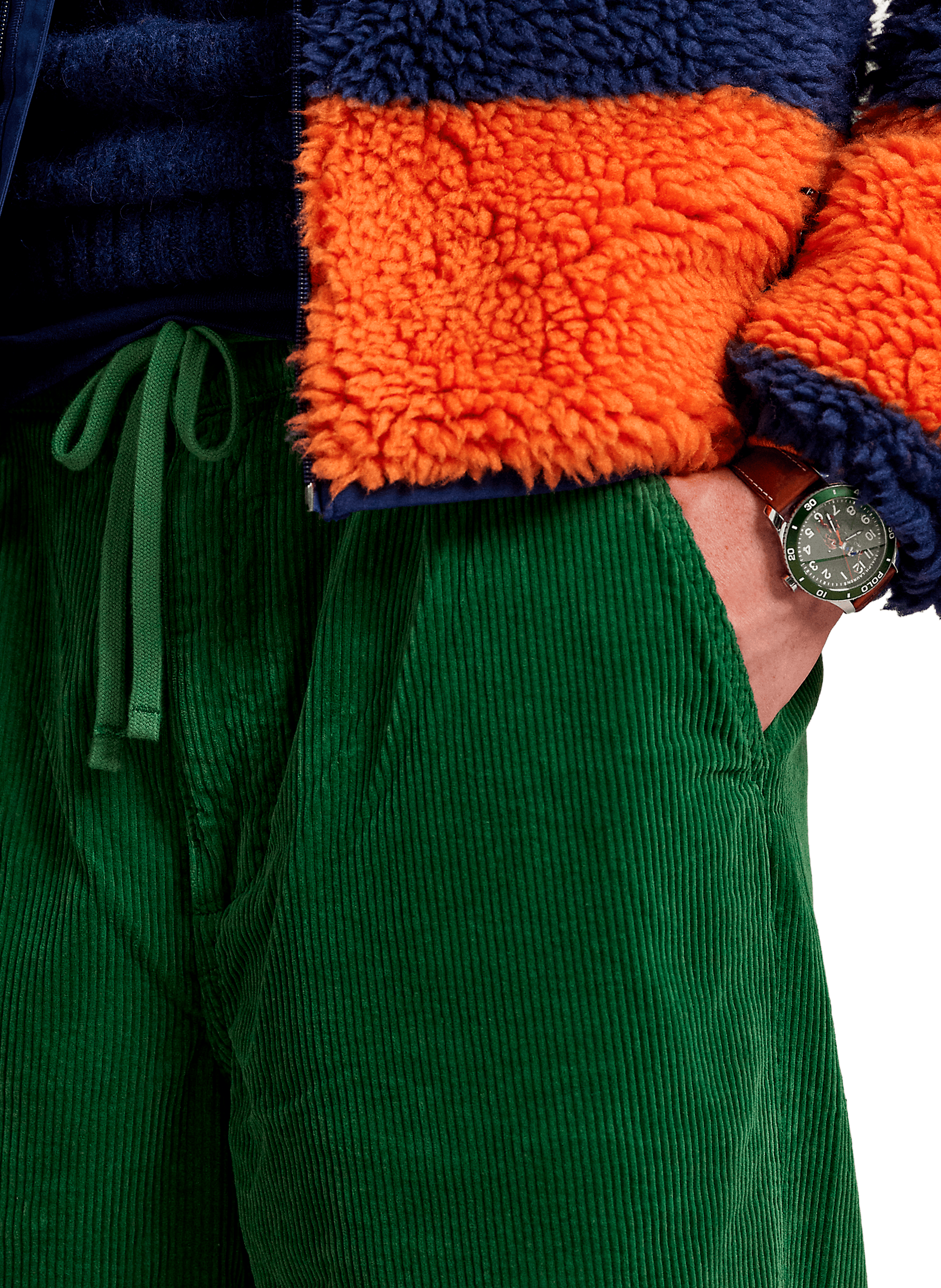 Corduroy trousers POLO RALPH LAUREN Green