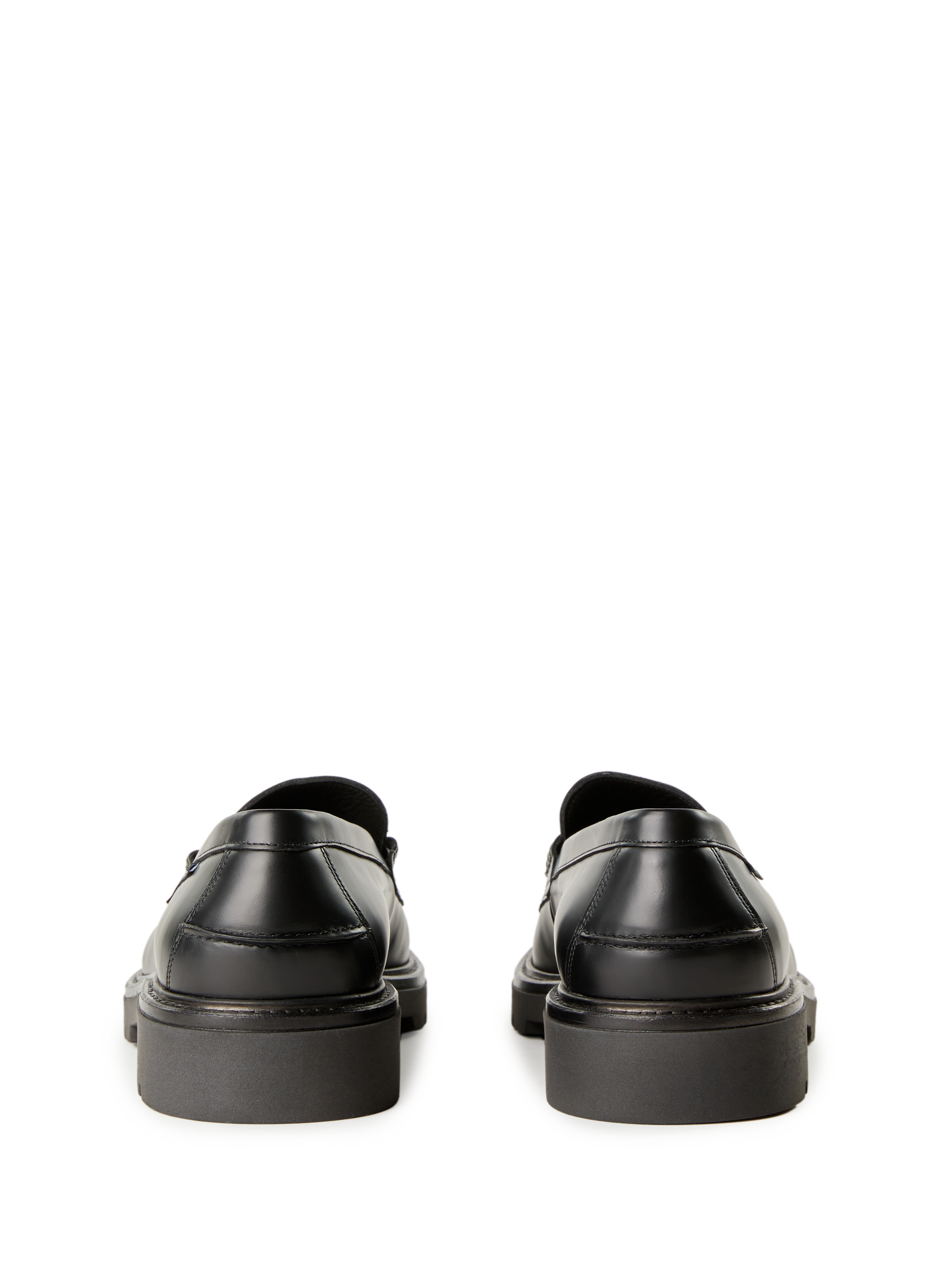 Mocassins unis en cuir PAUL SMITH Noir