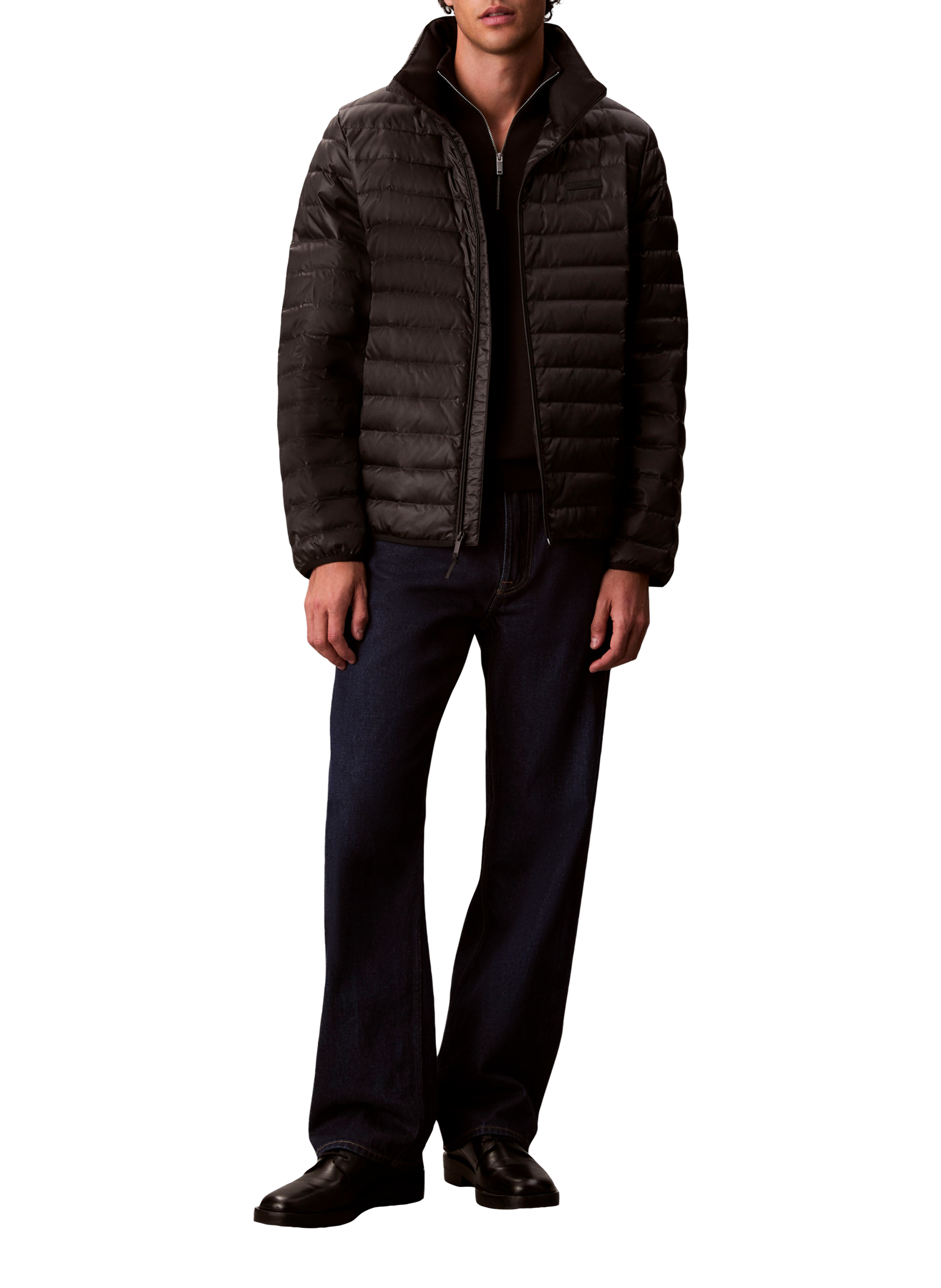 Quilted high-neck jacket CALVIN KLEIN Black