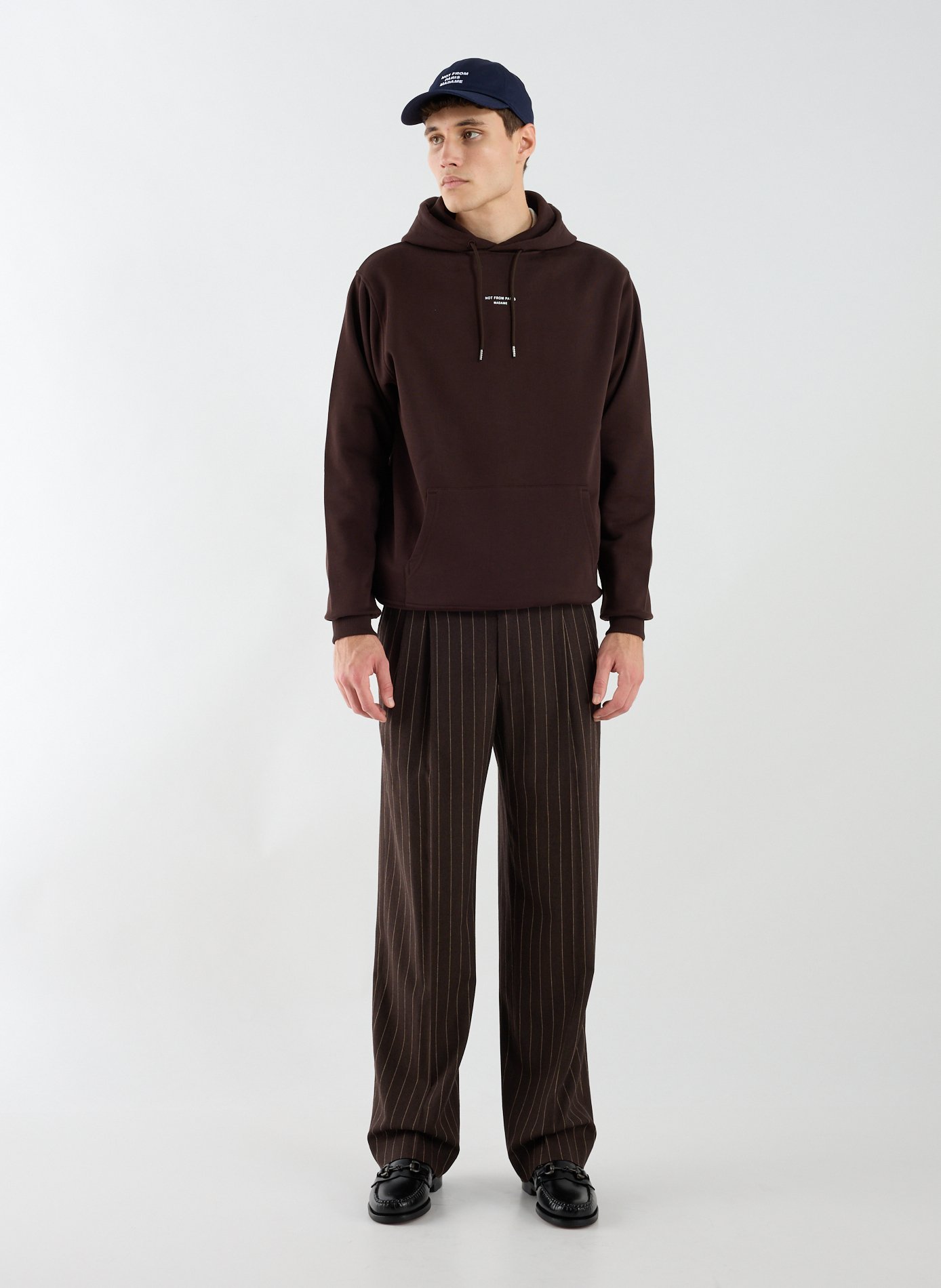 Casquette Slogan brodée DROLE DE MONSIEUR Bleu