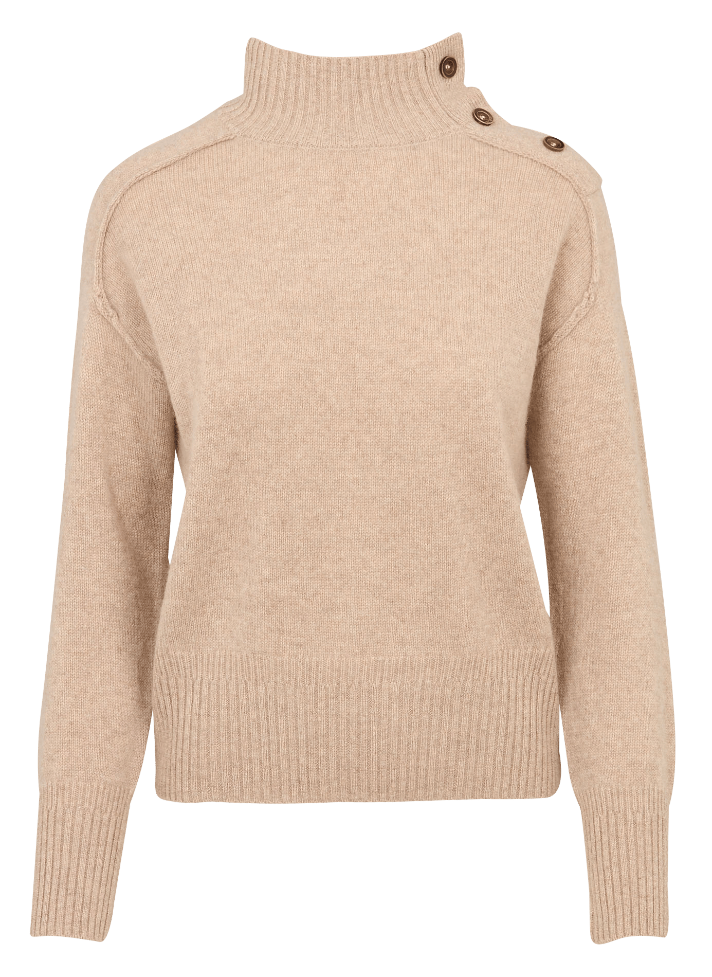 Pull col montant en cachemire bradley MAISON 123 Gris