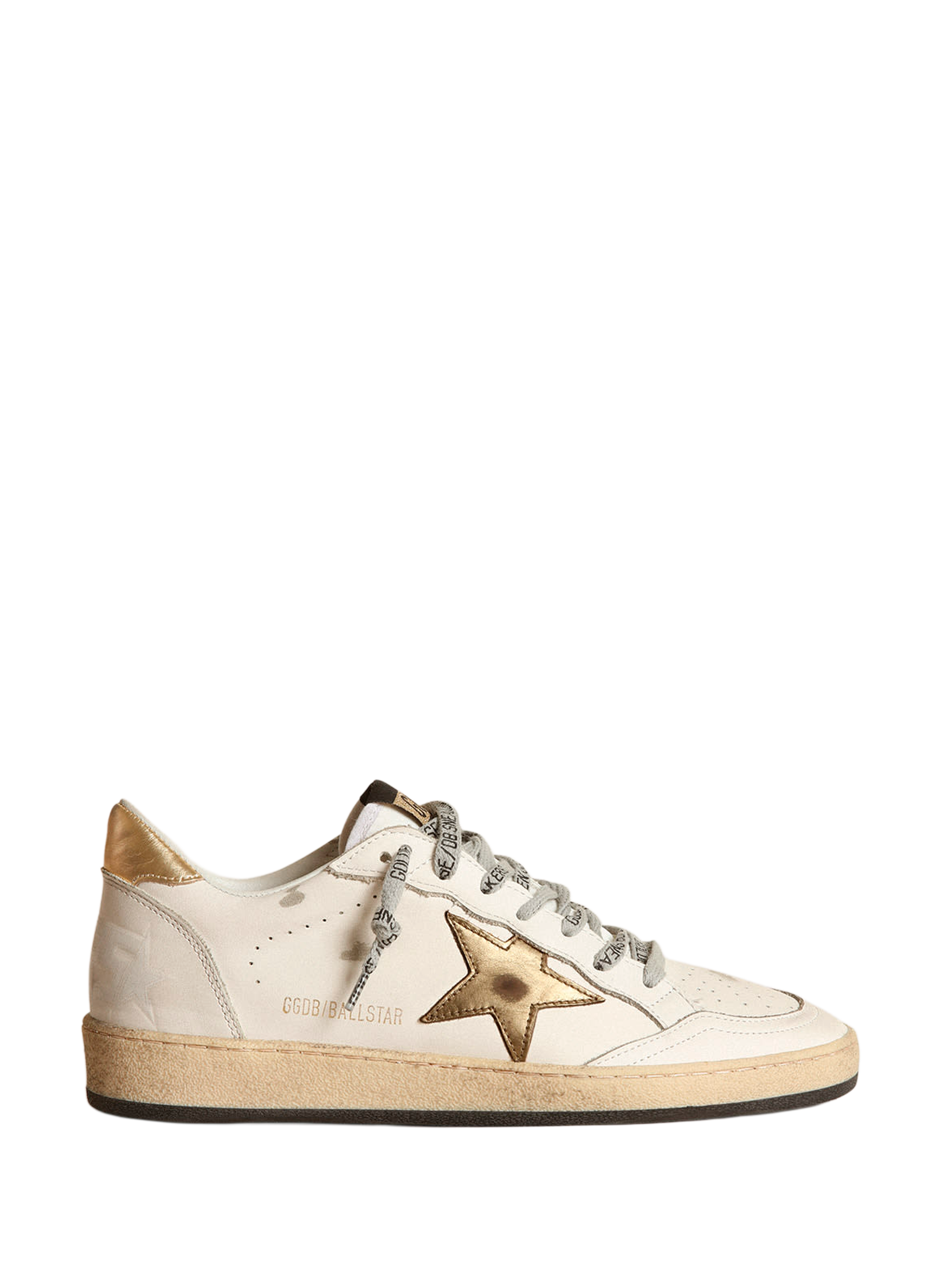 Basket en cuir avec étoile GOLDEN GOOSE Multicolore
