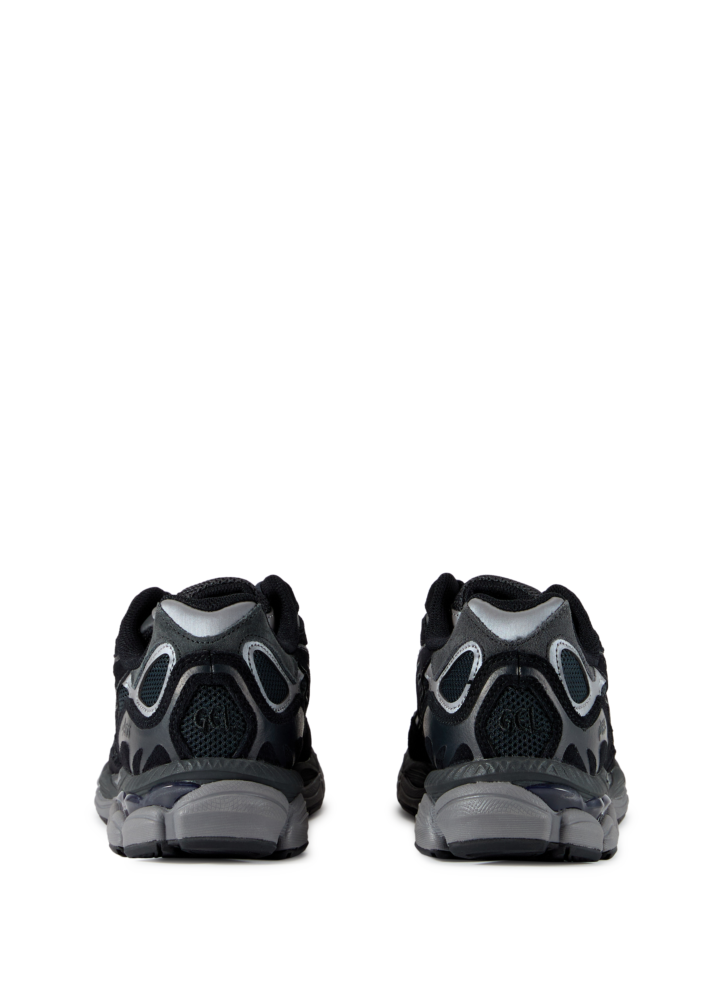 Bi-material leather sneakers ASICS Black