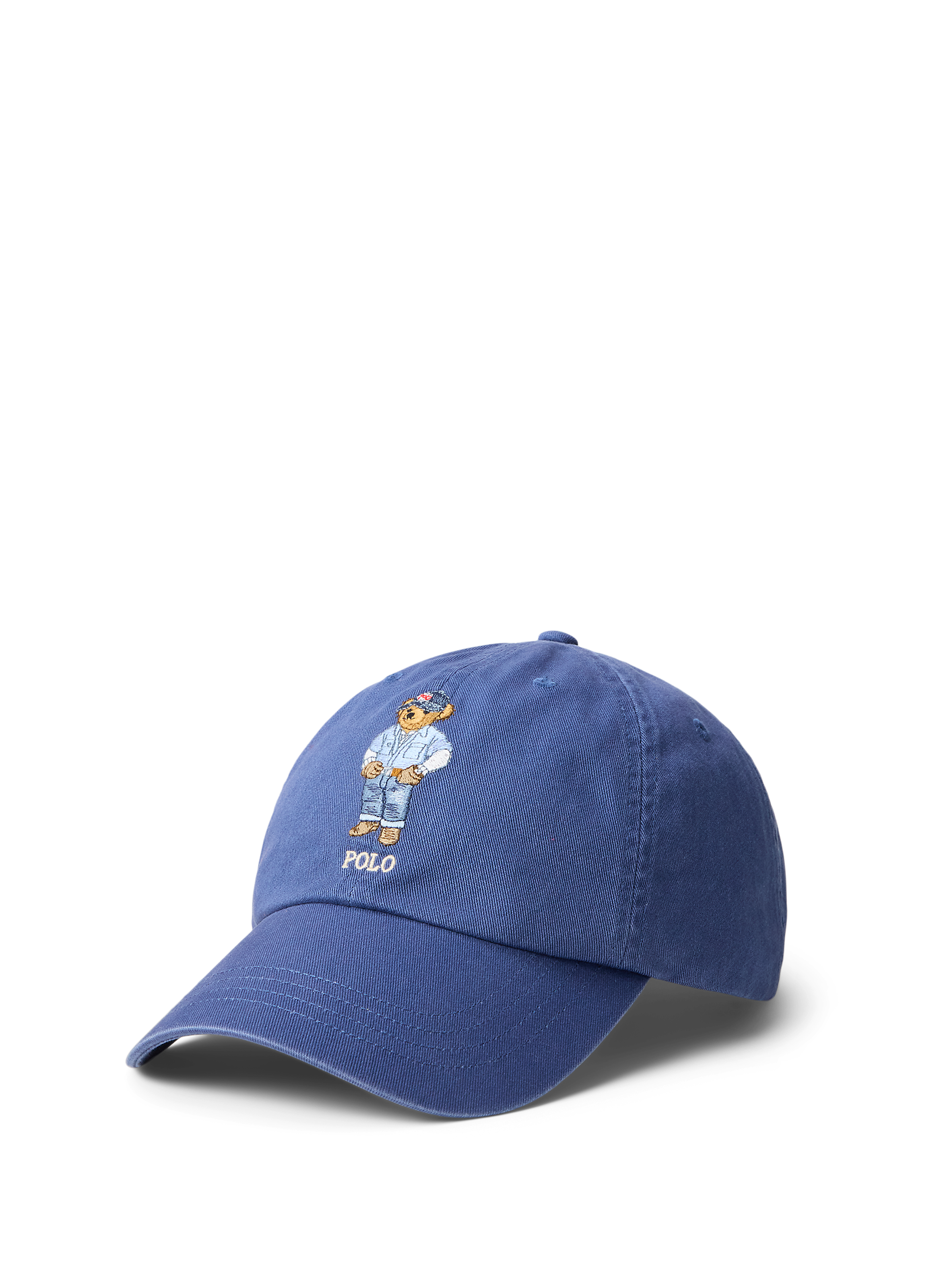 Embroidered cotton baseball cap POLO RALPH LAUREN Blue