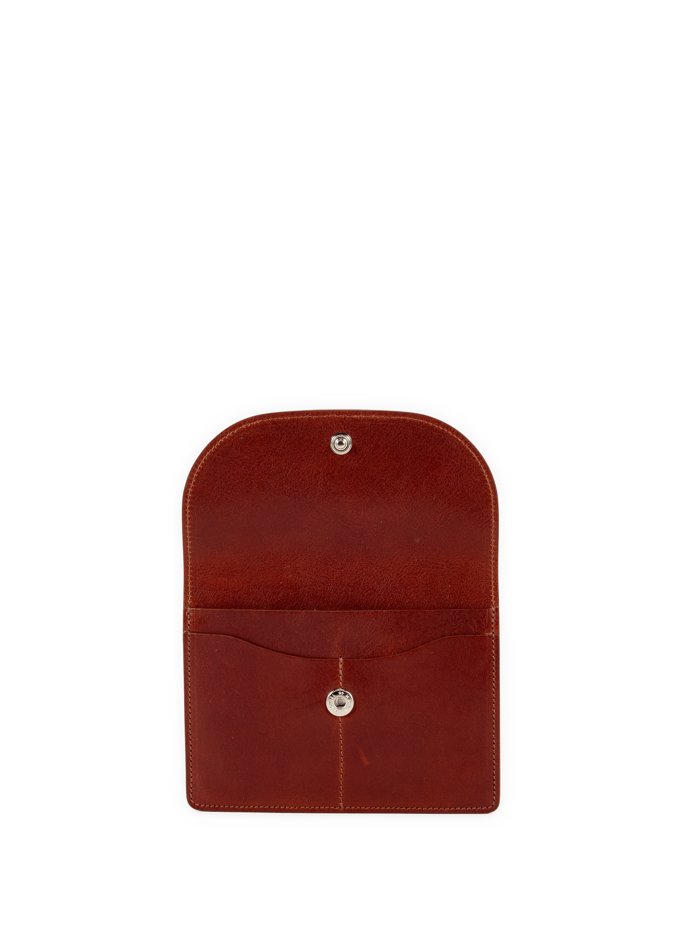  Leather card holder IL BISONTE Brown
