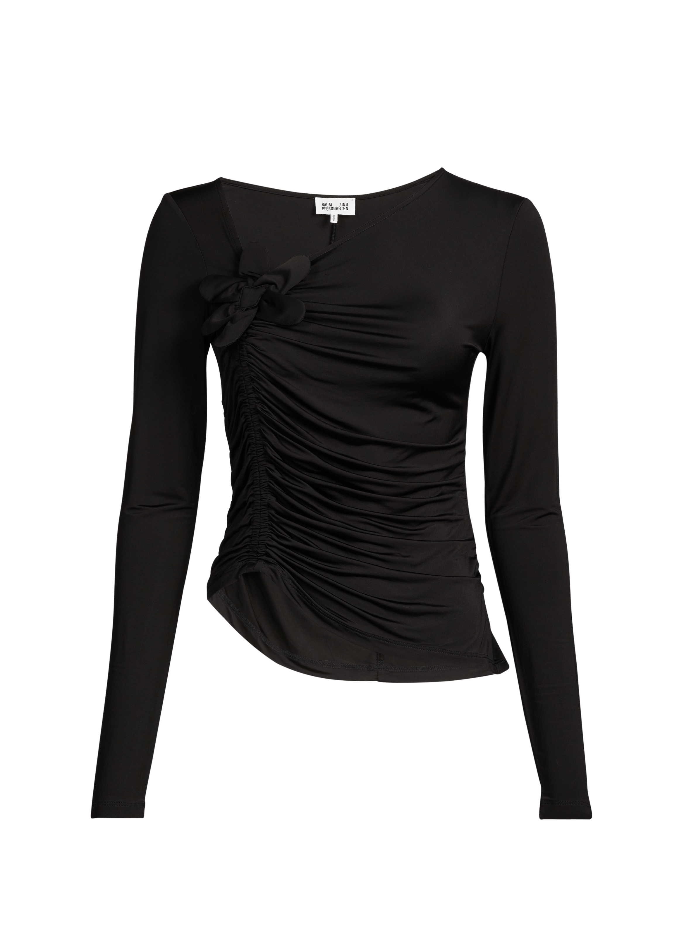 Top draped Josi BAUM UND PFERDGARTEN Black