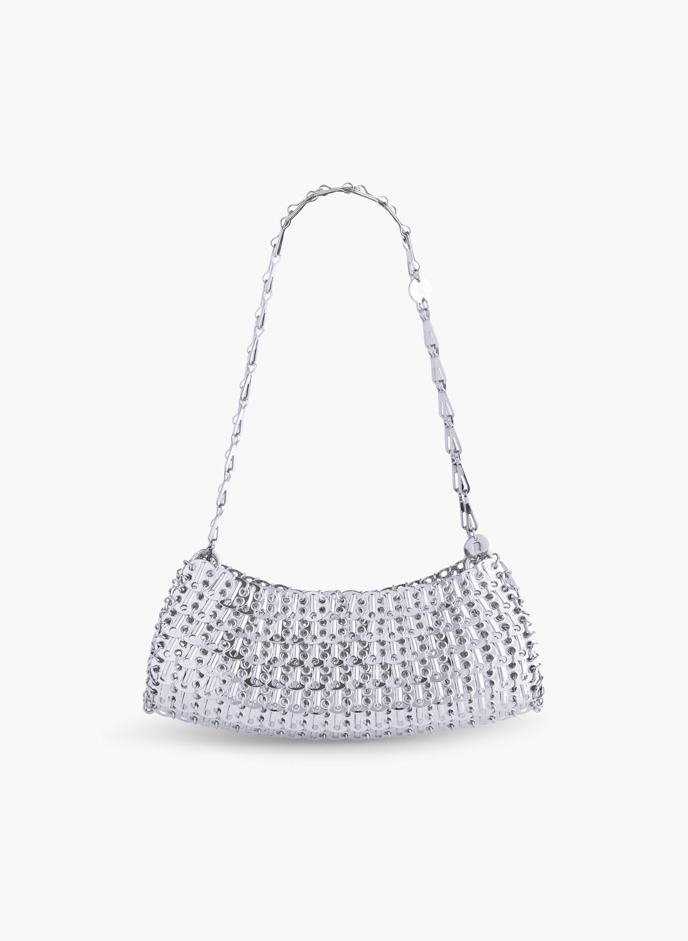 1969 clutch en métal RABANNE Argent