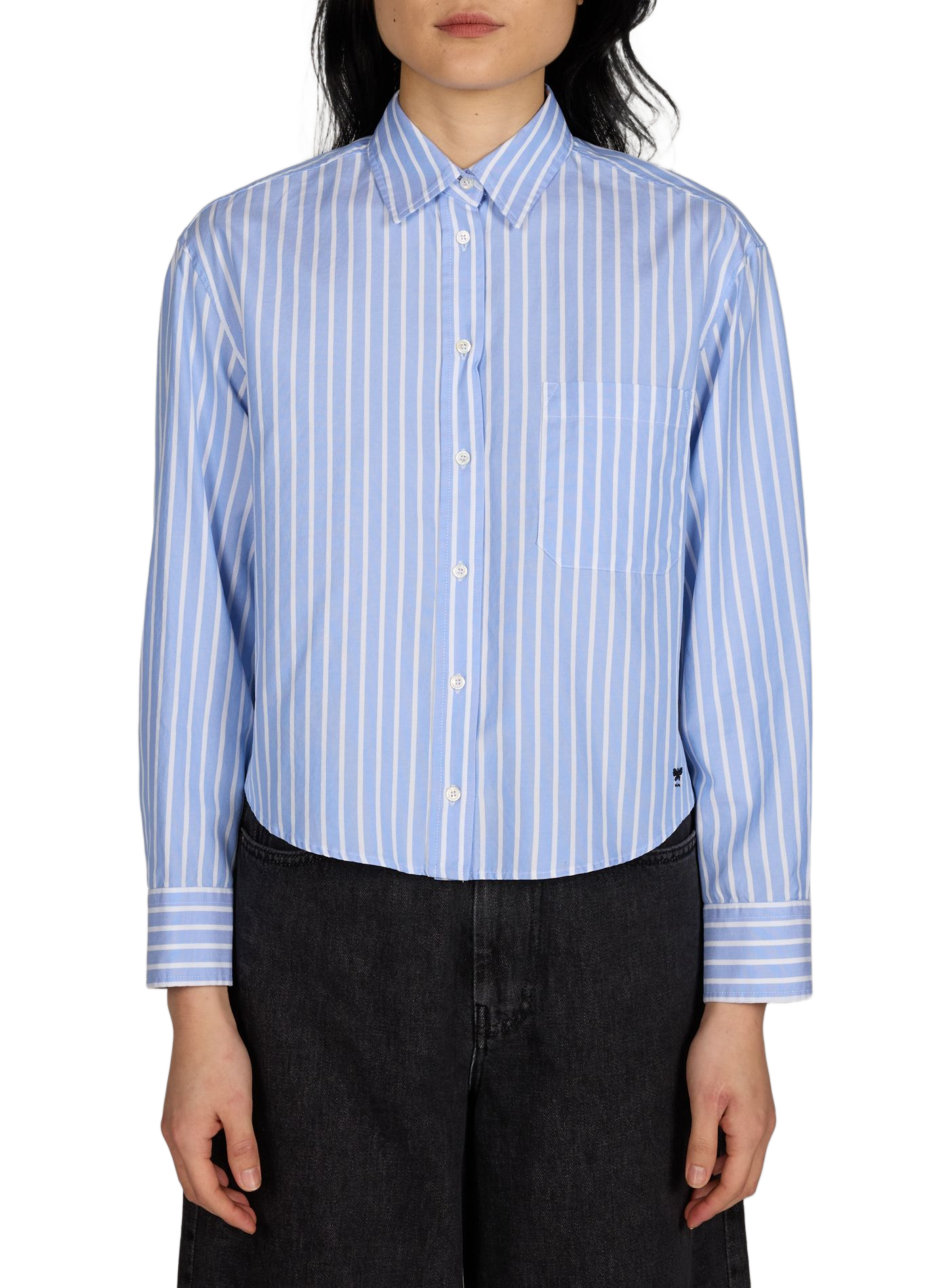 Linen shirt MAX MARA WEEK END Blue