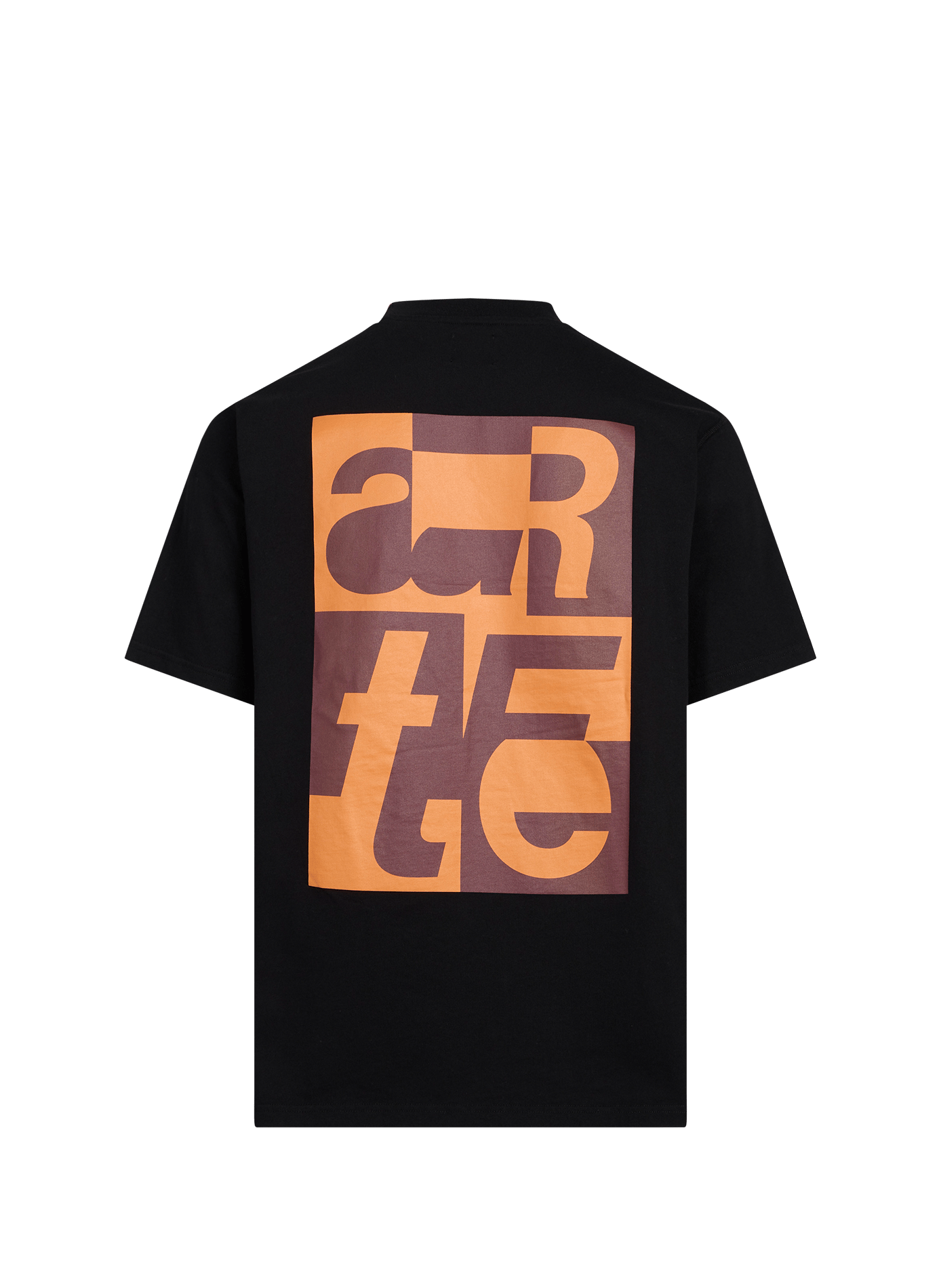 T-shirt imprimé au dos en coton ARTE ANTWERP Noir