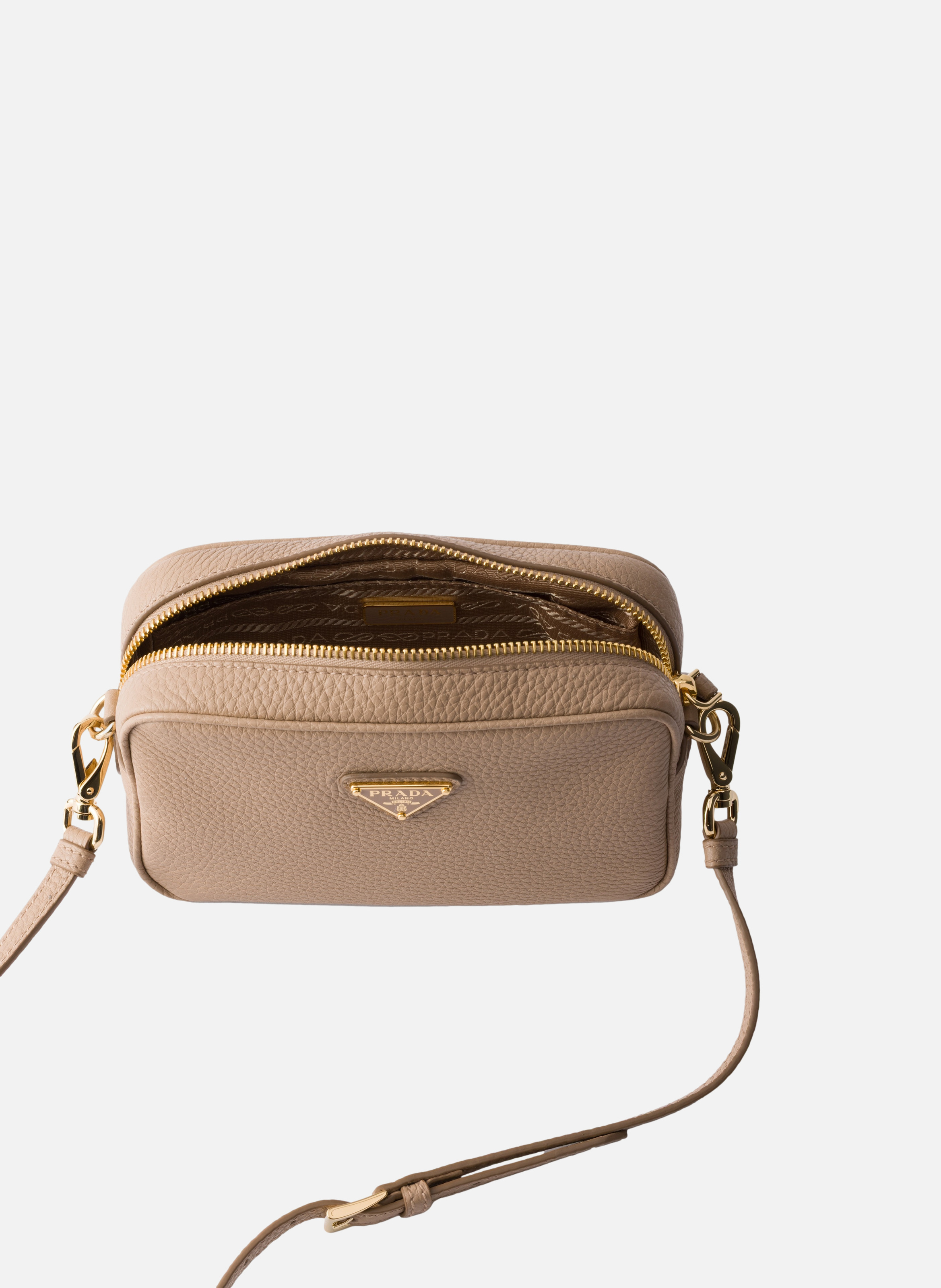 Mini sac en cuir PRADA Rose