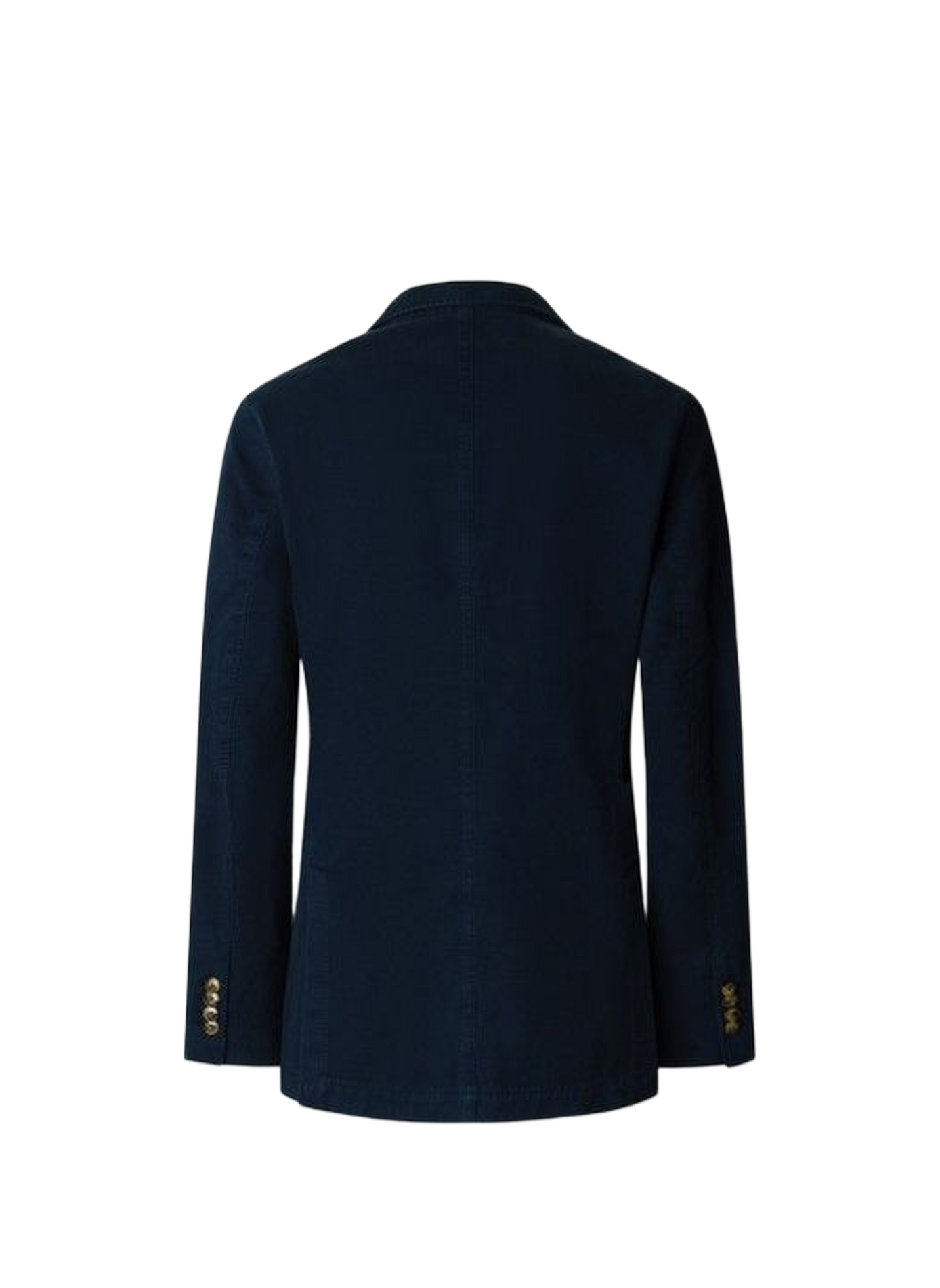 Fitted cotton and linen blazer FACONNABLE Blue