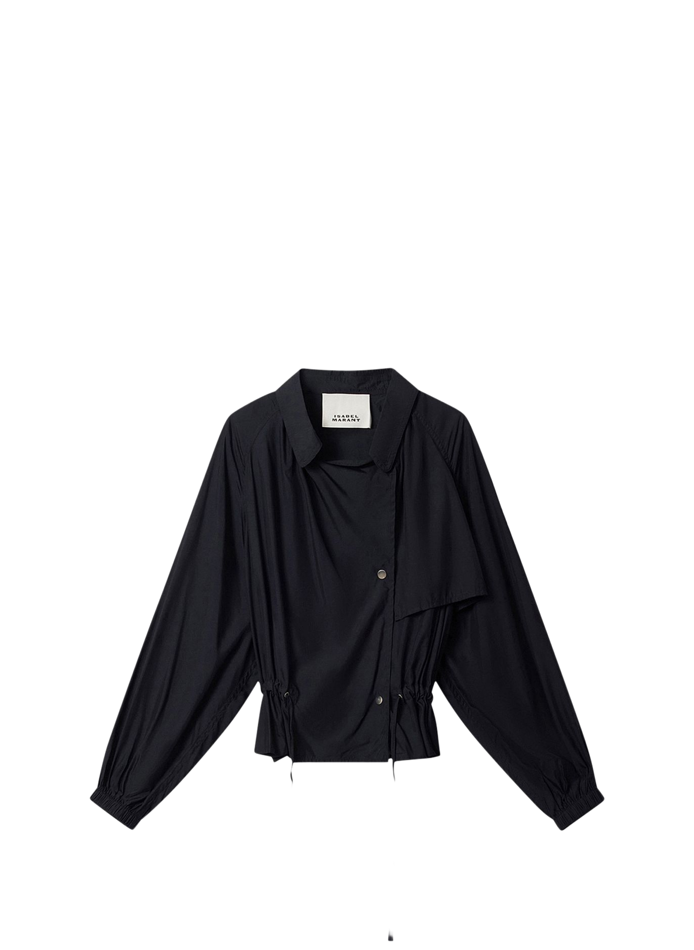 Kreuzblazer Gwenola aus technischem Stoff. ISABEL MARANT Schwarz