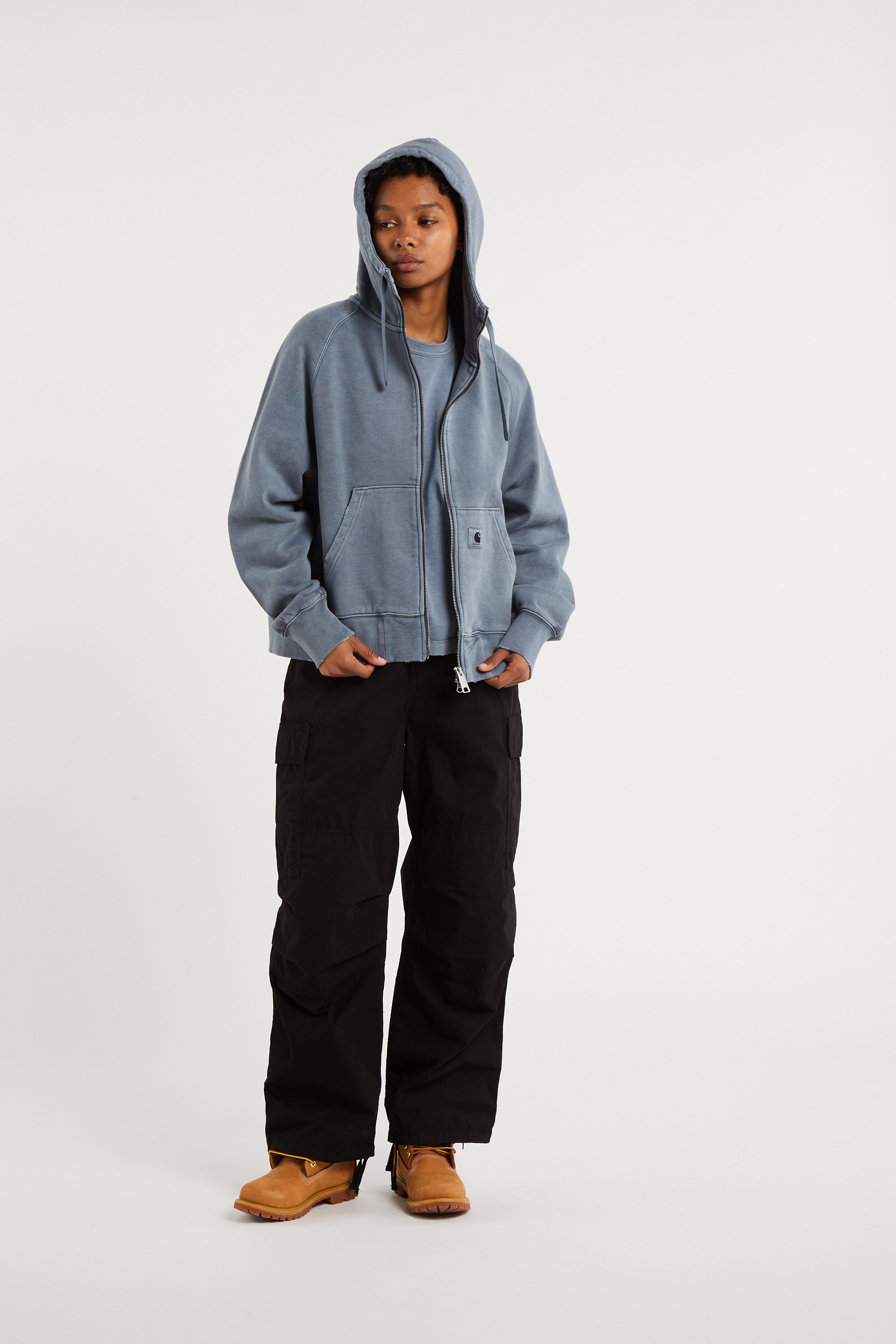 Hoodie zippé w' hooded torion jacket CARHARTT WIP Bleu