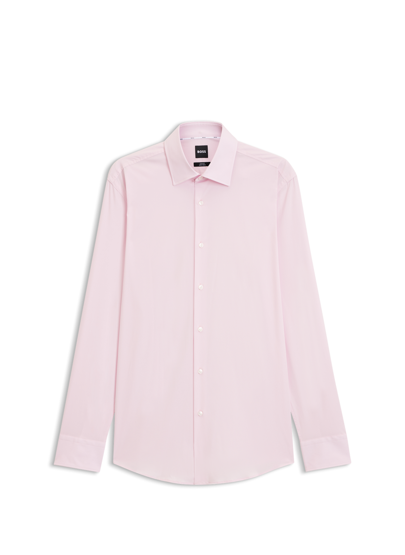 Chemise slim en coton mélangé BOSS Roze