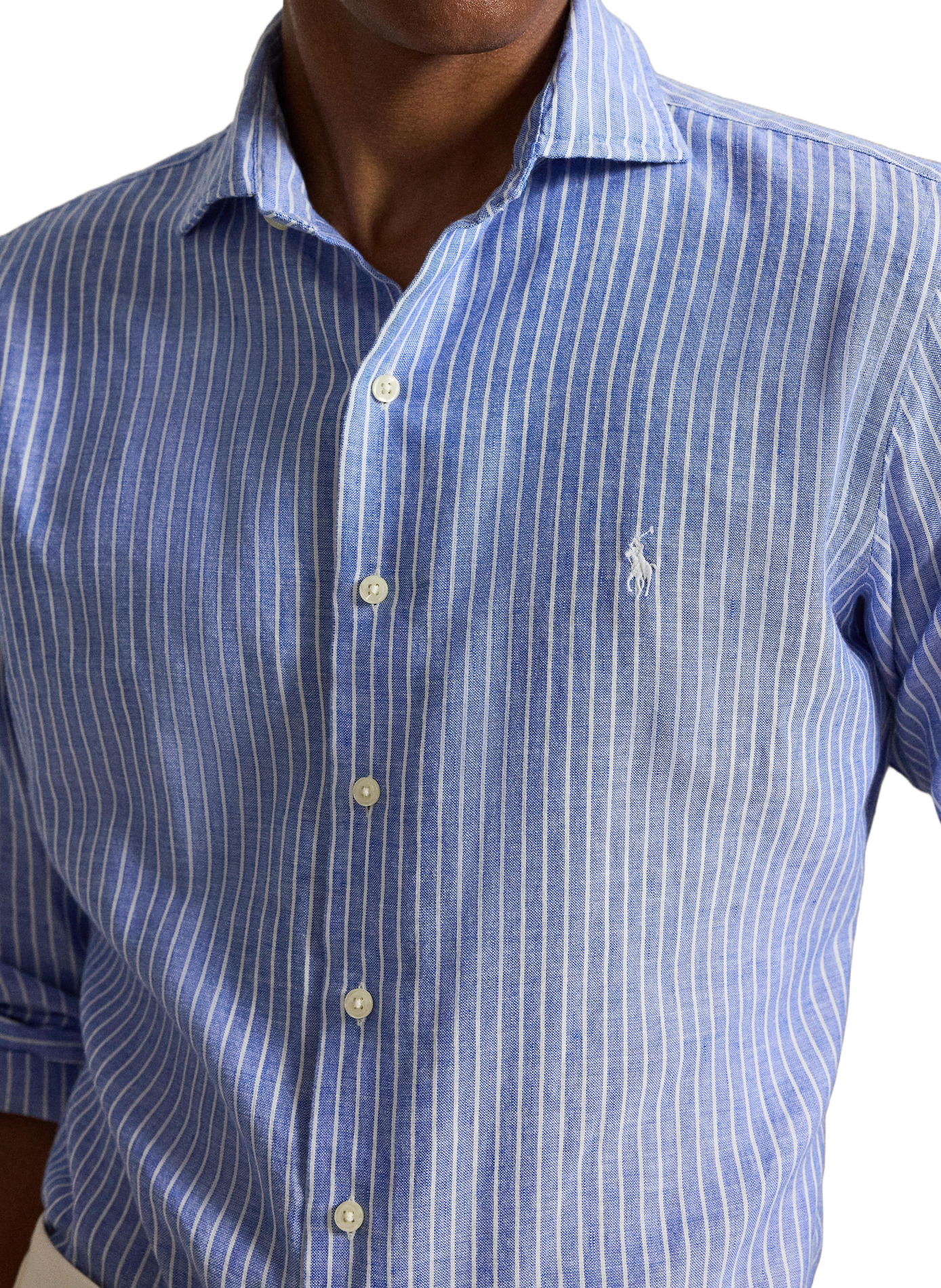 Chemise à rayures POLO RALPH LAUREN Bleu