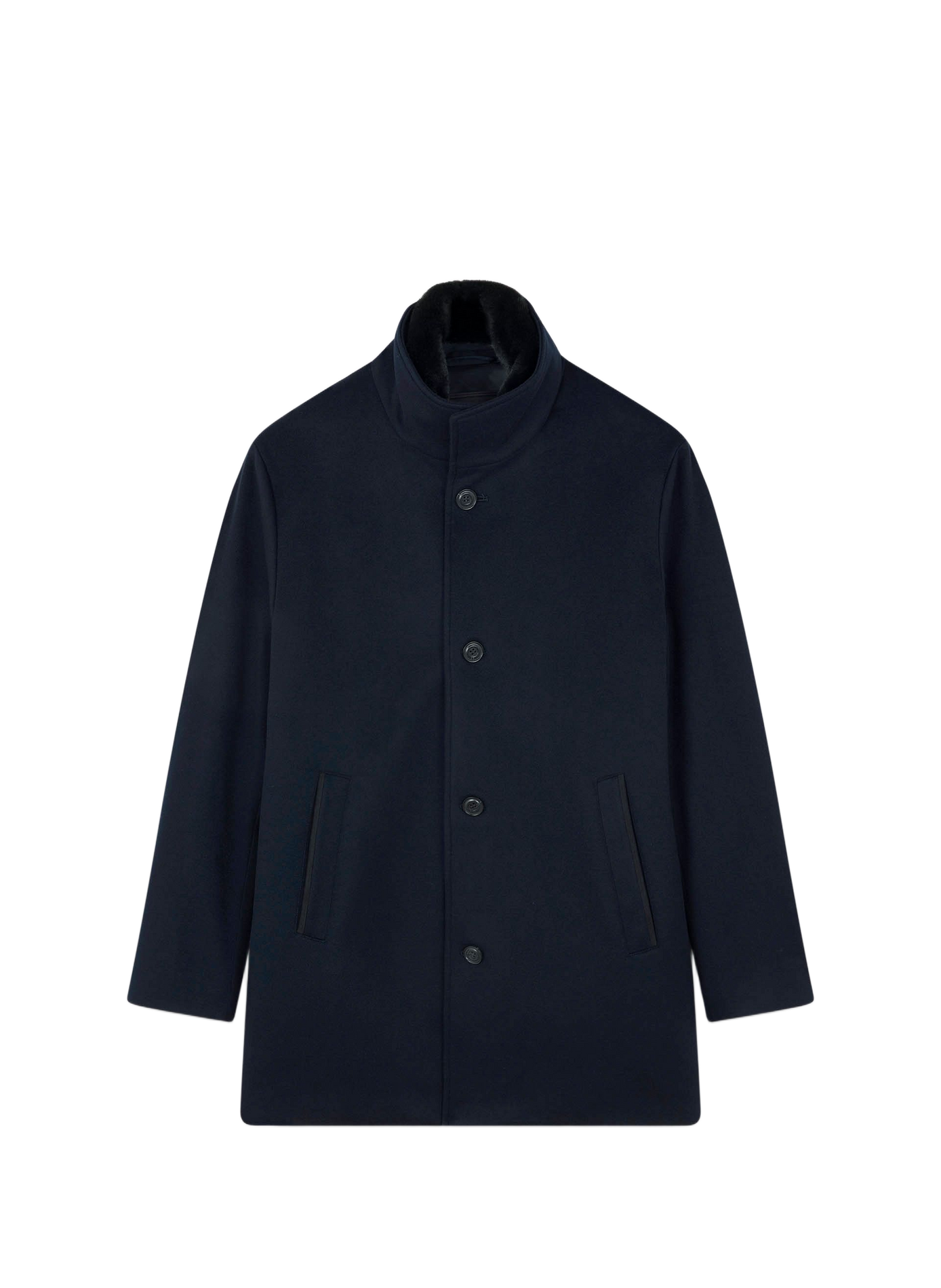 Mid-length cashmere parka PAUL & SHARK Blue