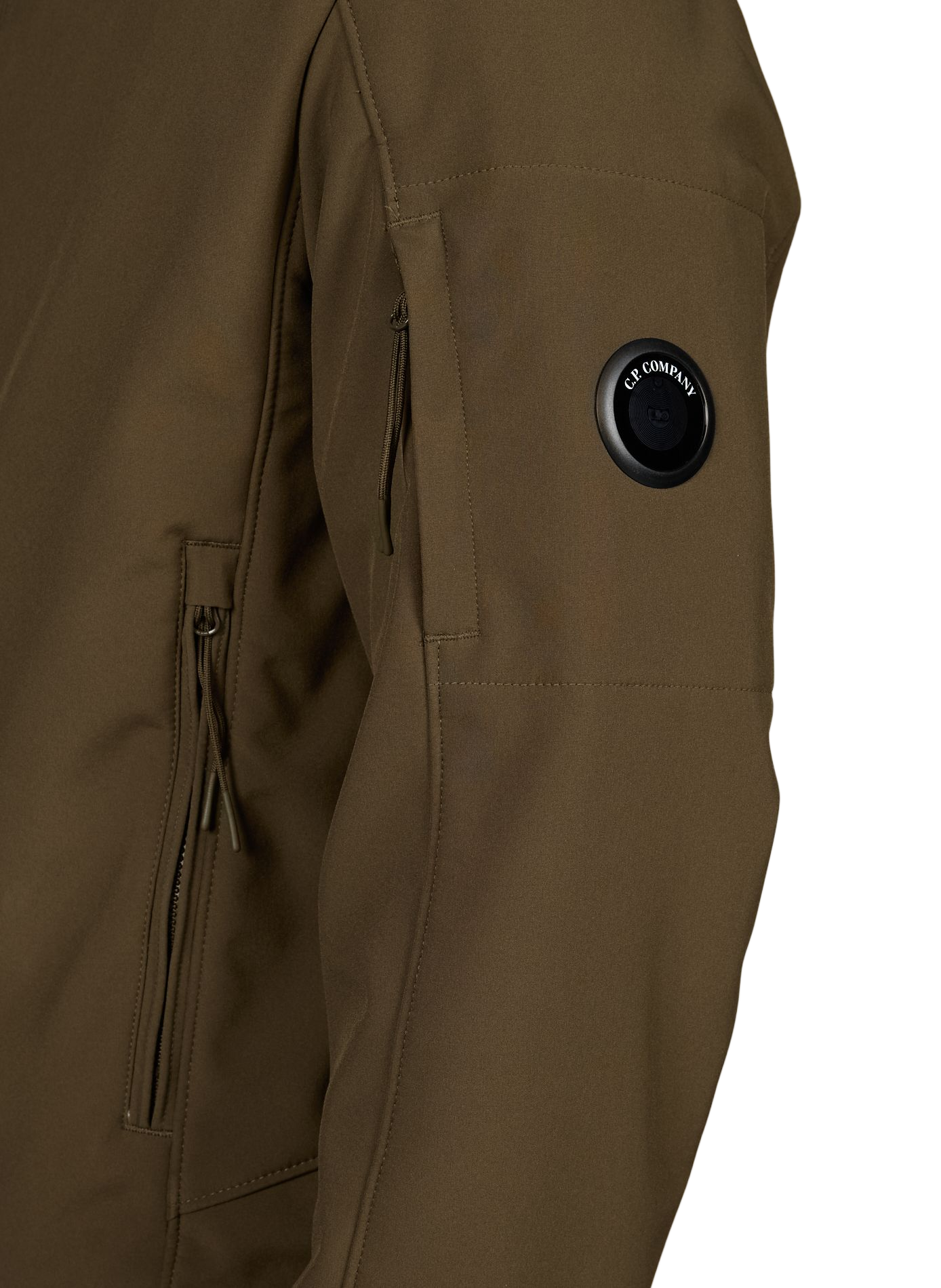 Blouson col montant à capuche CP COMPANY Kaki