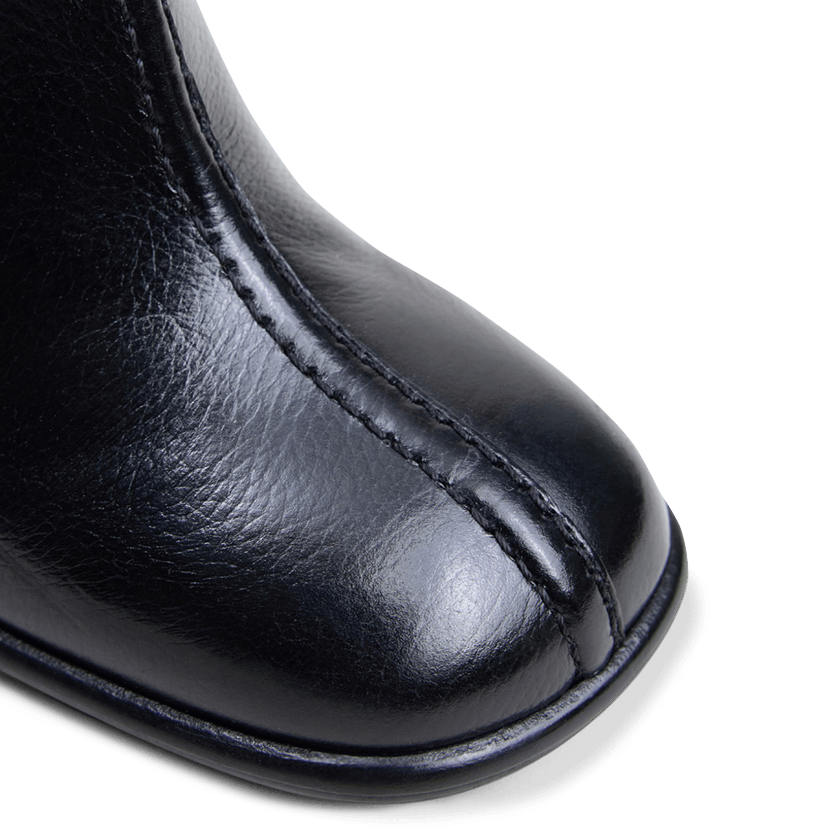 Bottines zippées en cuir bloumy JONAK Noir
