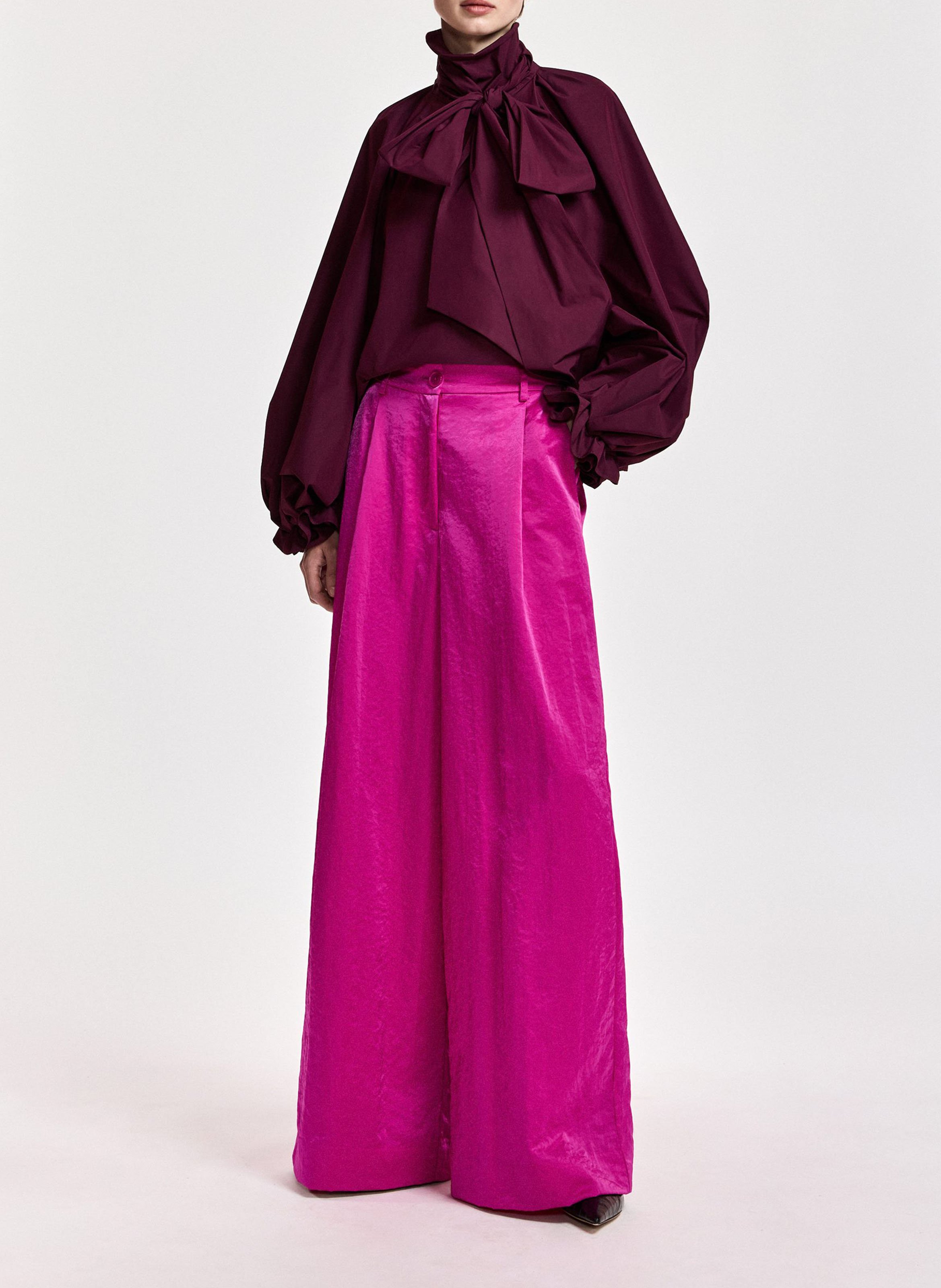 Blouse ample col lavallière keily ESSENTIEL ANTWERP Rouge