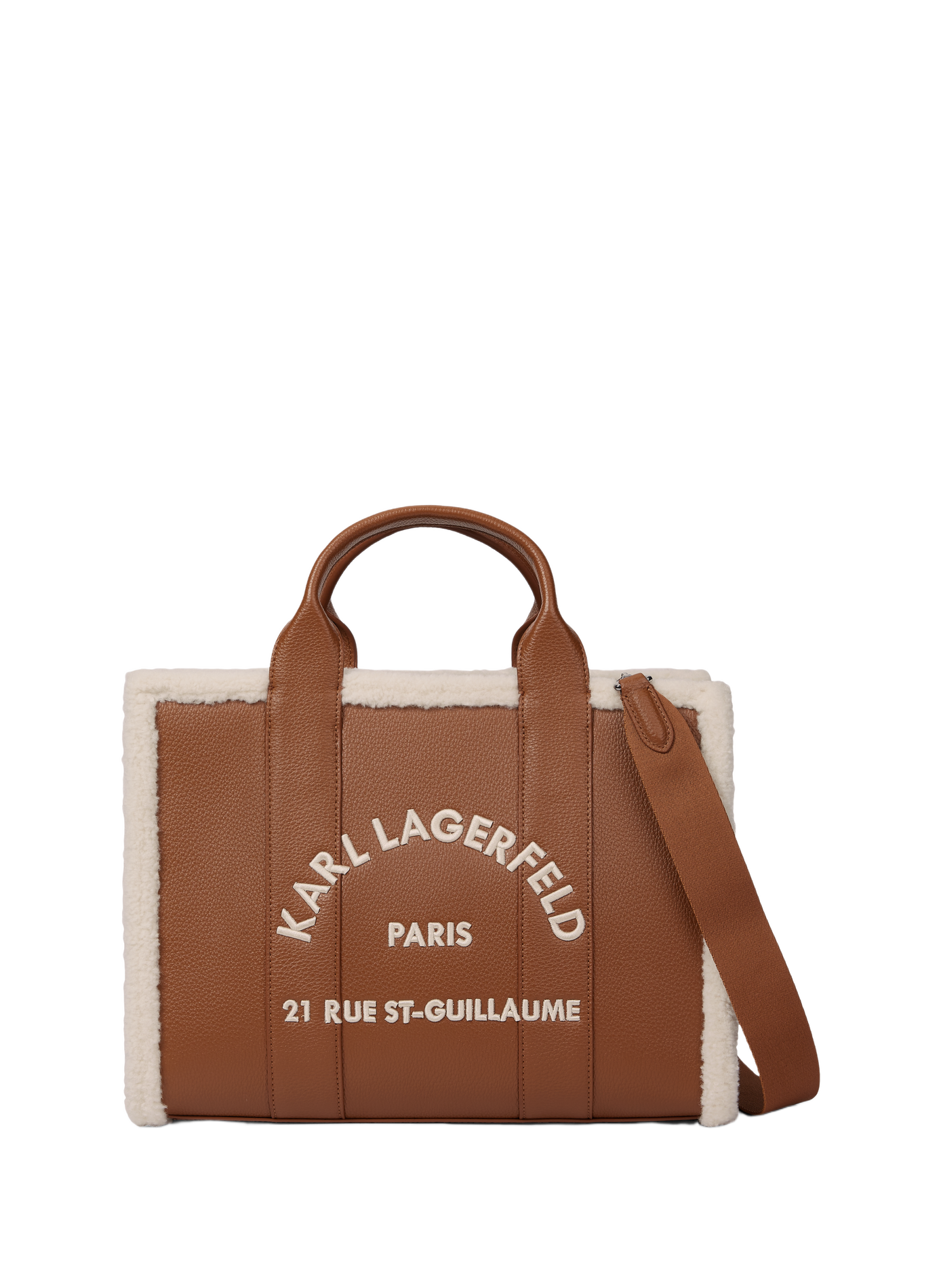 K/RSG Square handbag KARL LAGERFELD Brown
