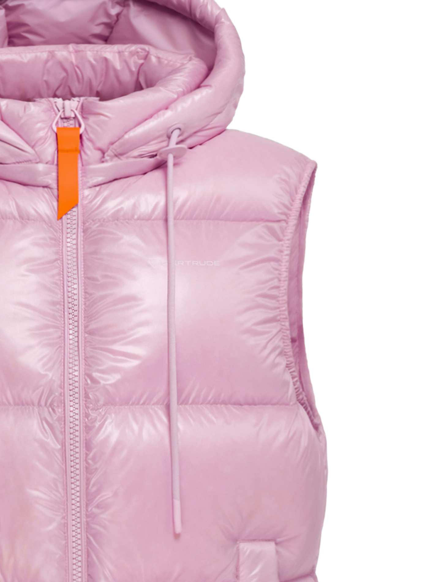 CESAR Hooded Sleeveless Puffer Jacket GERTRUDE Purple