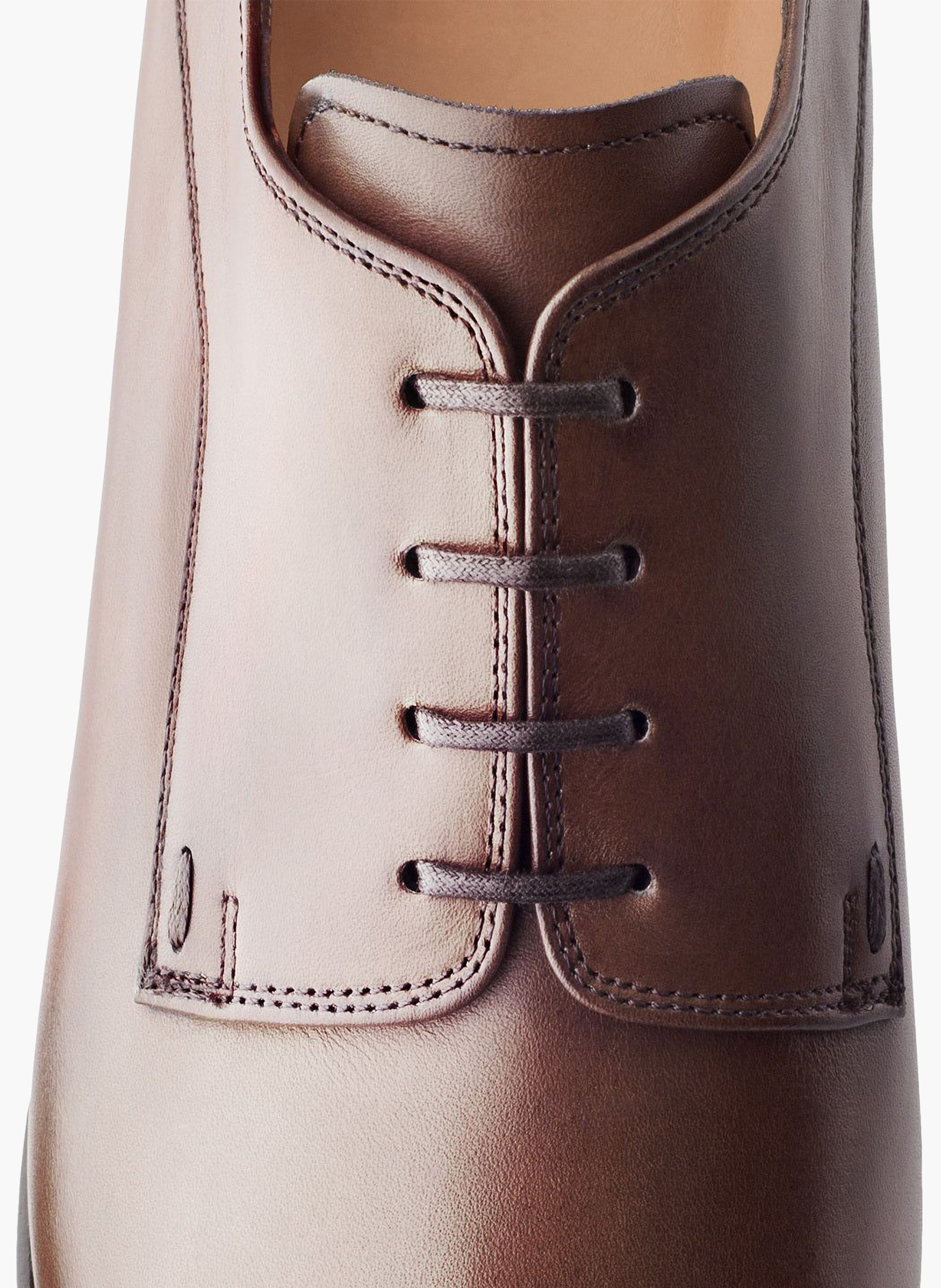 Derby cuir elvis FINSBURY Marron
