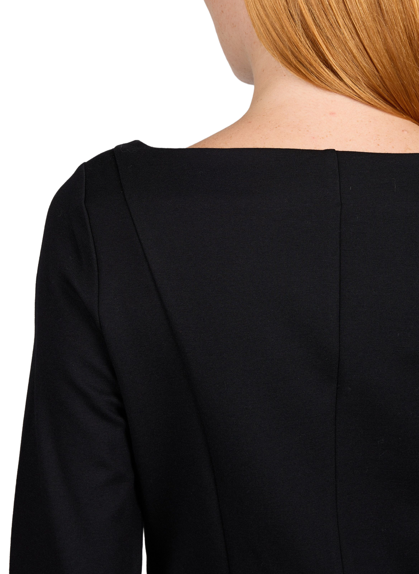 Fitted short dress with long sleeves VILA Black
