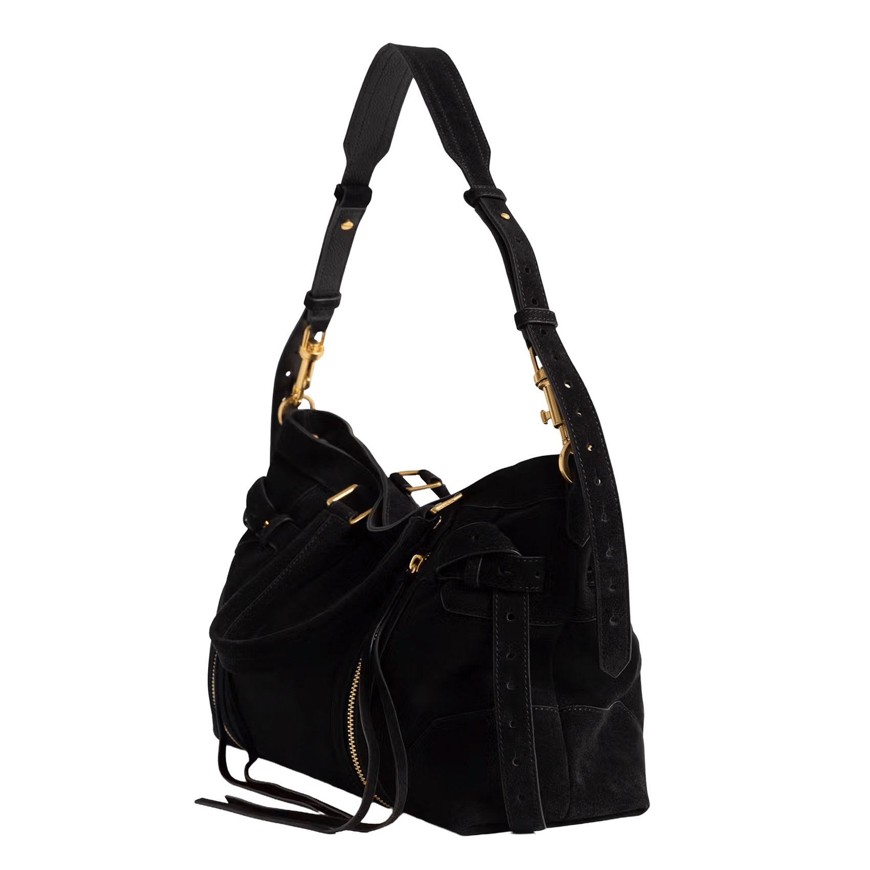 Madison Medium schoudertas van leer ZADIG&VOLTAIRE Zwart