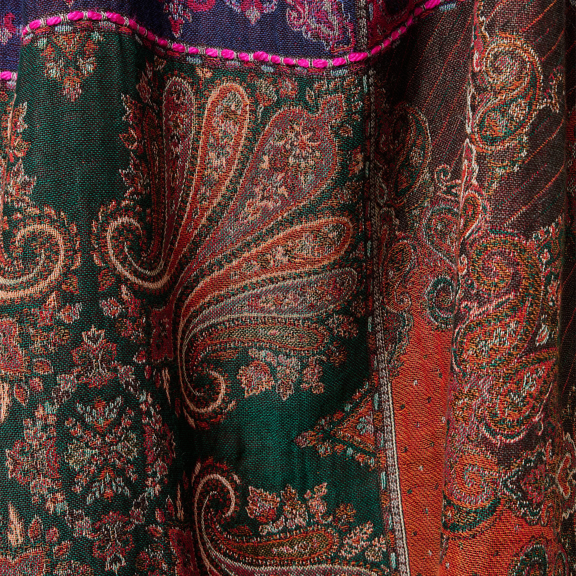 Sjaal van katoenmix LA FEE MARABOUTEE Rood