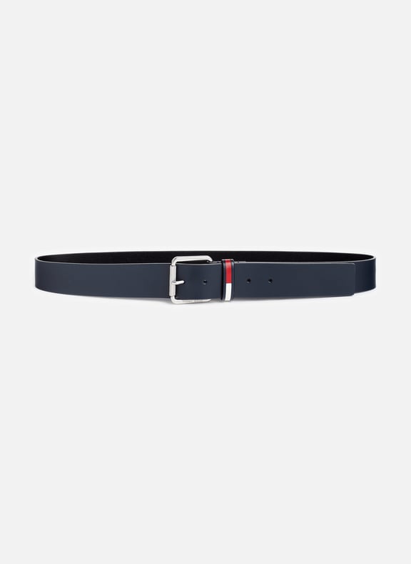 Ceinture en cuir Bleu by TOMMY HILFIGER TOMMY HILFIGER Ceinture en cuir Bleu