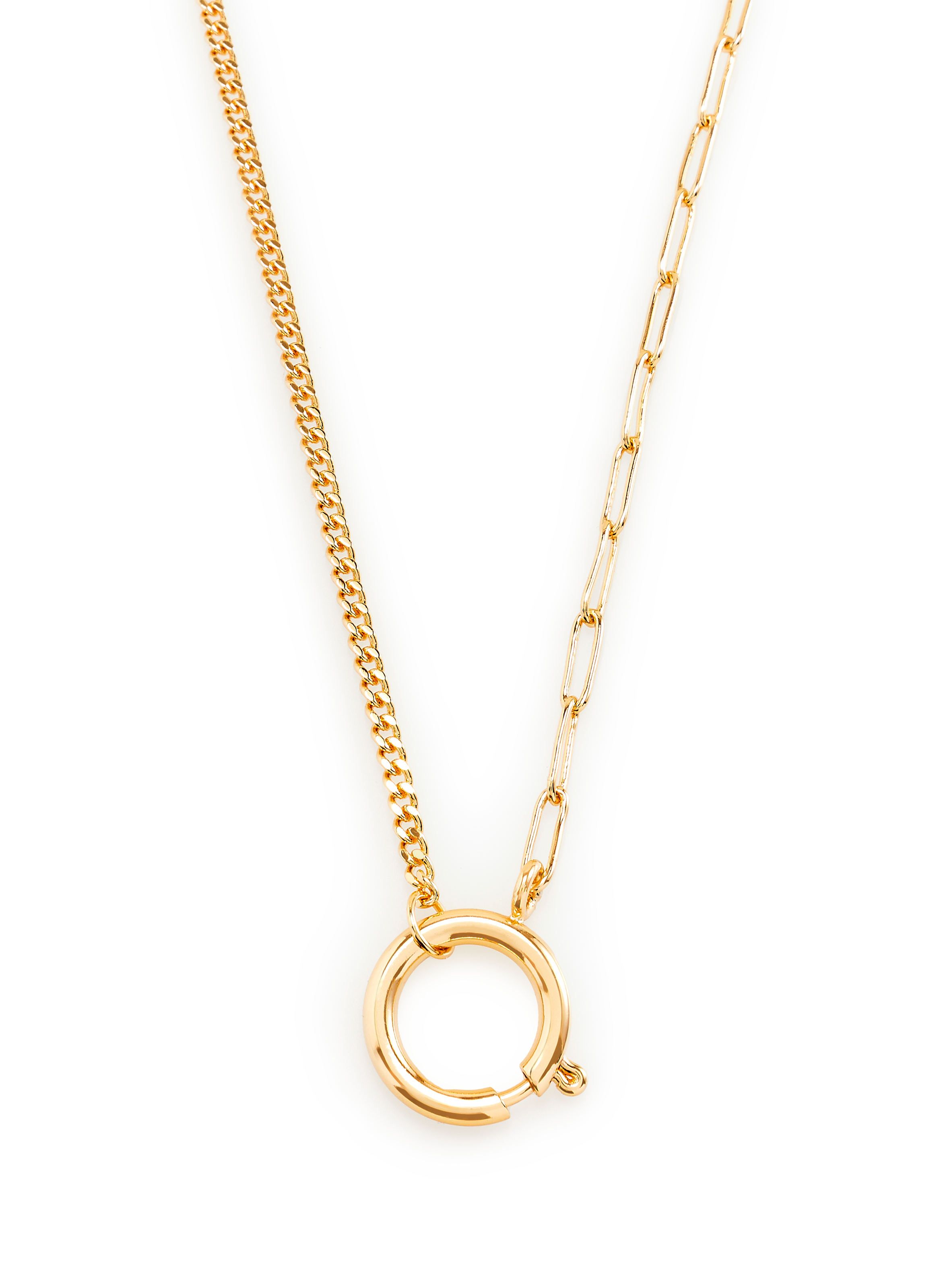 Necklace with two chains AU PRINTEMPS PARIS Golden