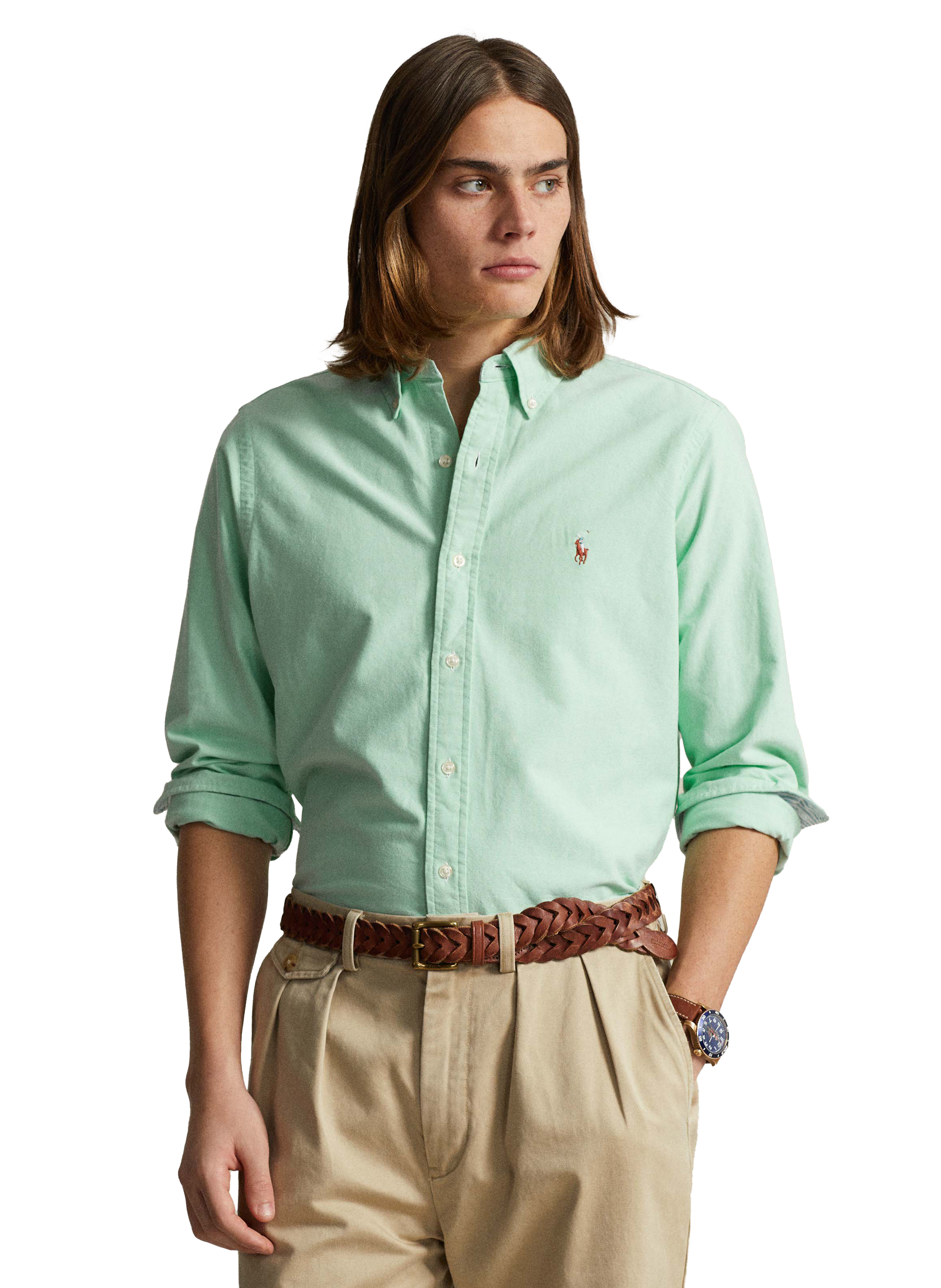 POLO RALPH LAUREN Chemise en coton  Vert