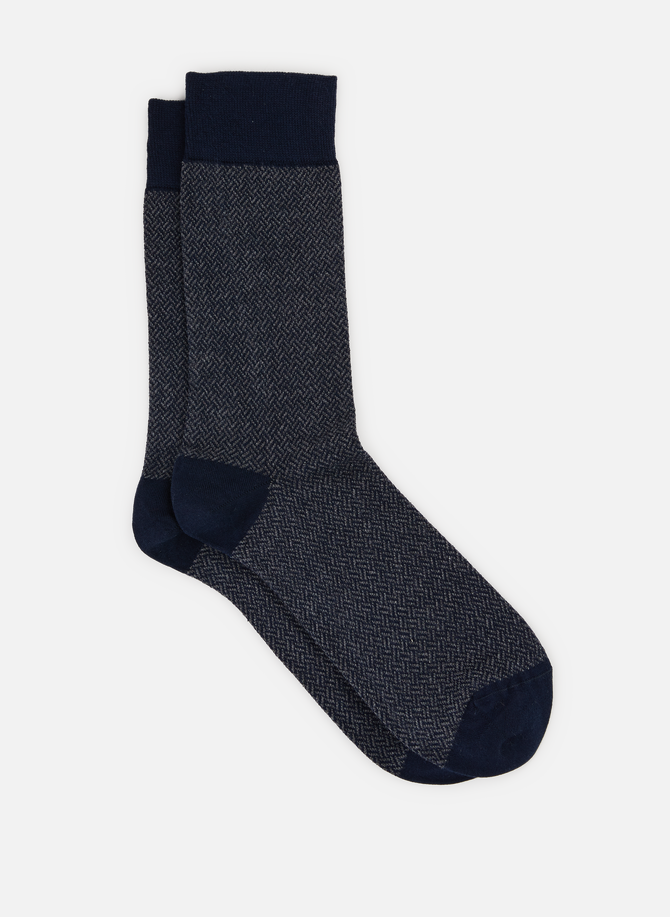 DORÉ DORÉ printed high socks