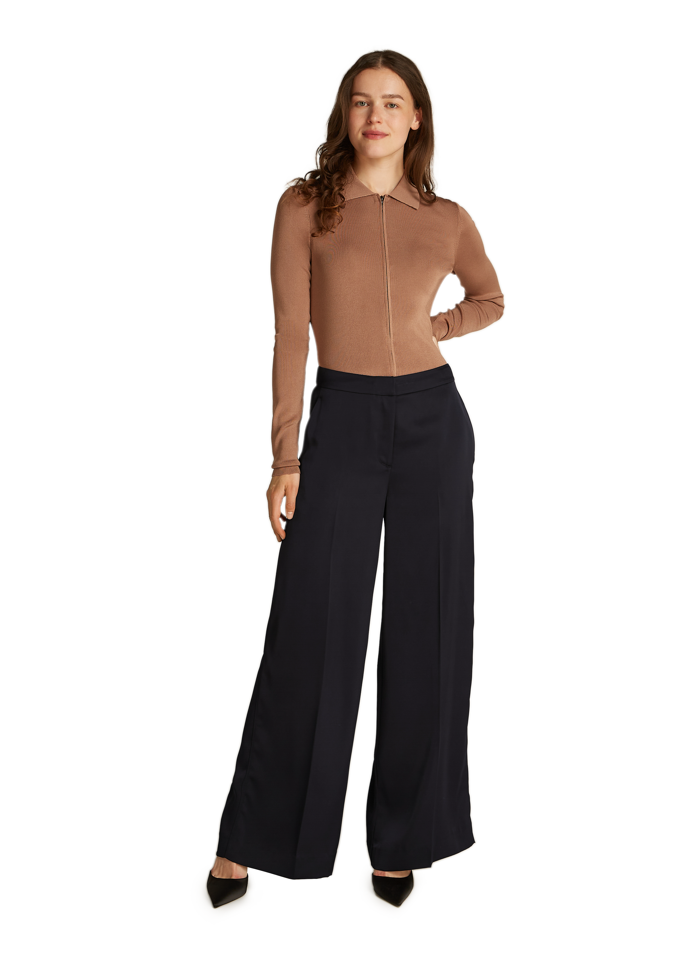 Pantalon droit et ample  CALVIN KLEIN Noir