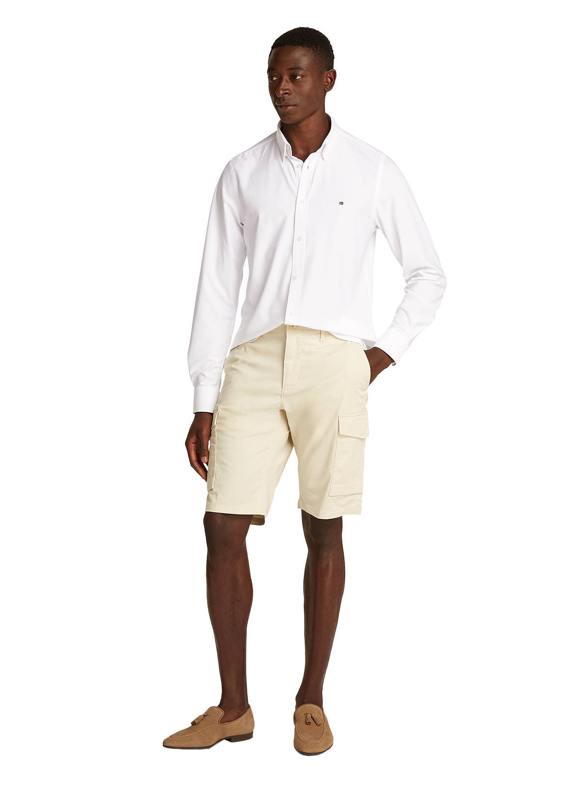 Chemise droite  TOMMY HILFIGER Blanc