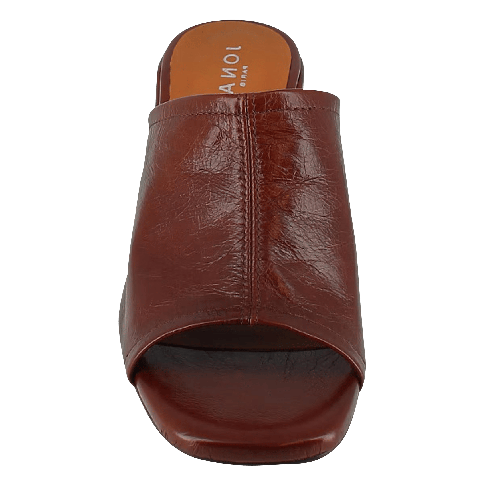 Mules à talon en cuir butterfly JONAK 