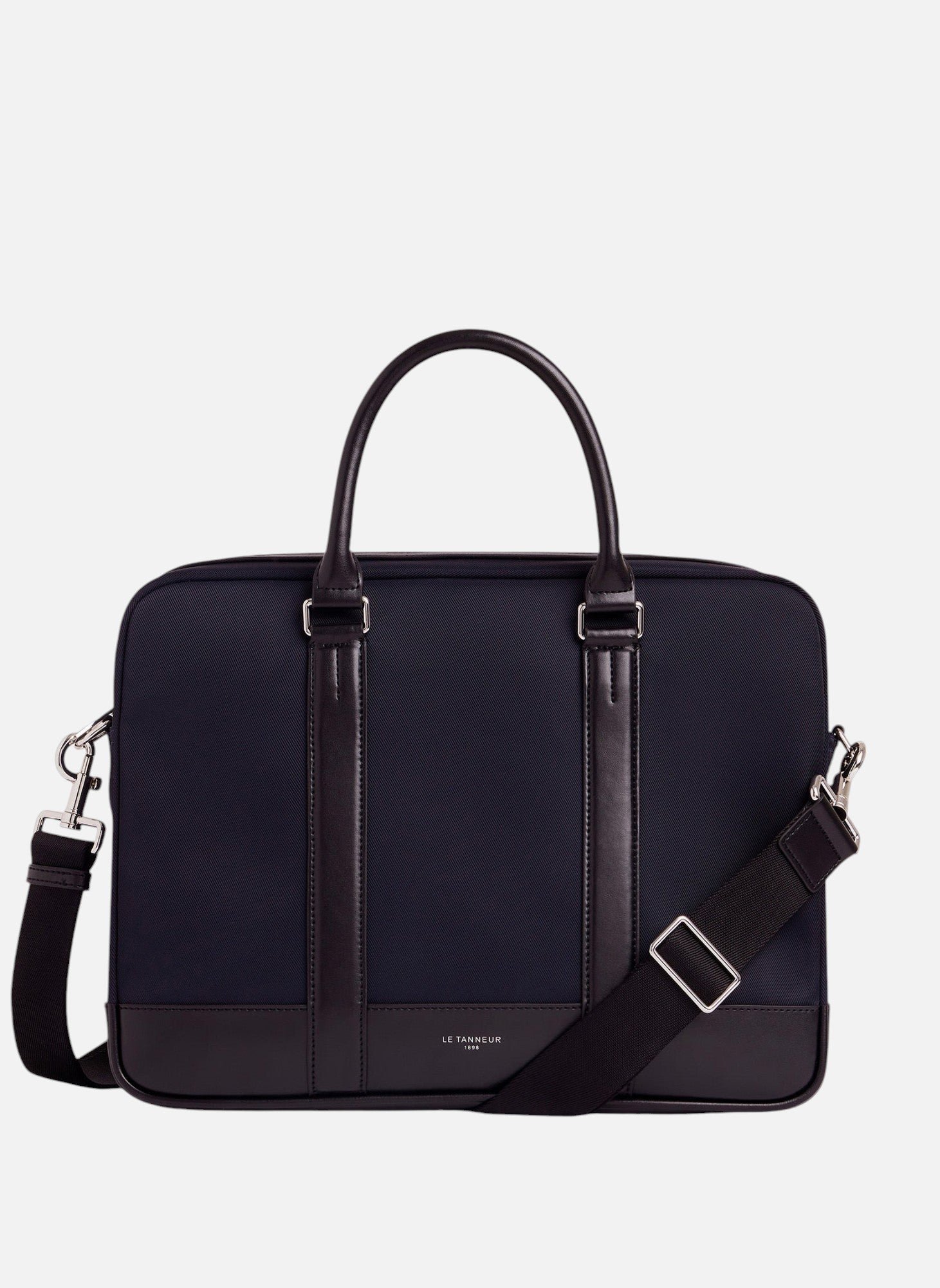 Porte documents 1 soufflet 15" gaspard BleuLE TANNEUR