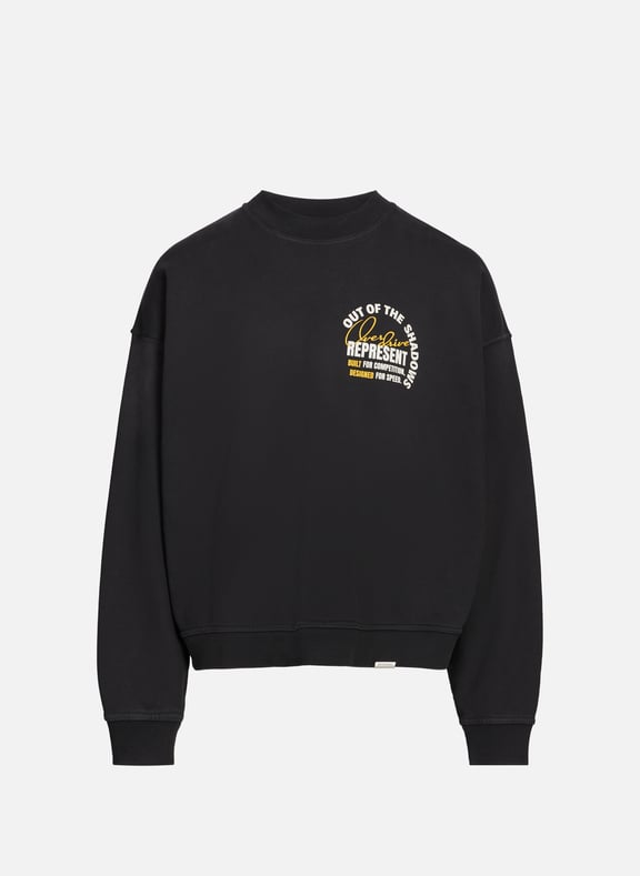 Cotton sweatshirt Black by REPRESENT REPRESENT Cotton sweatshirt Black