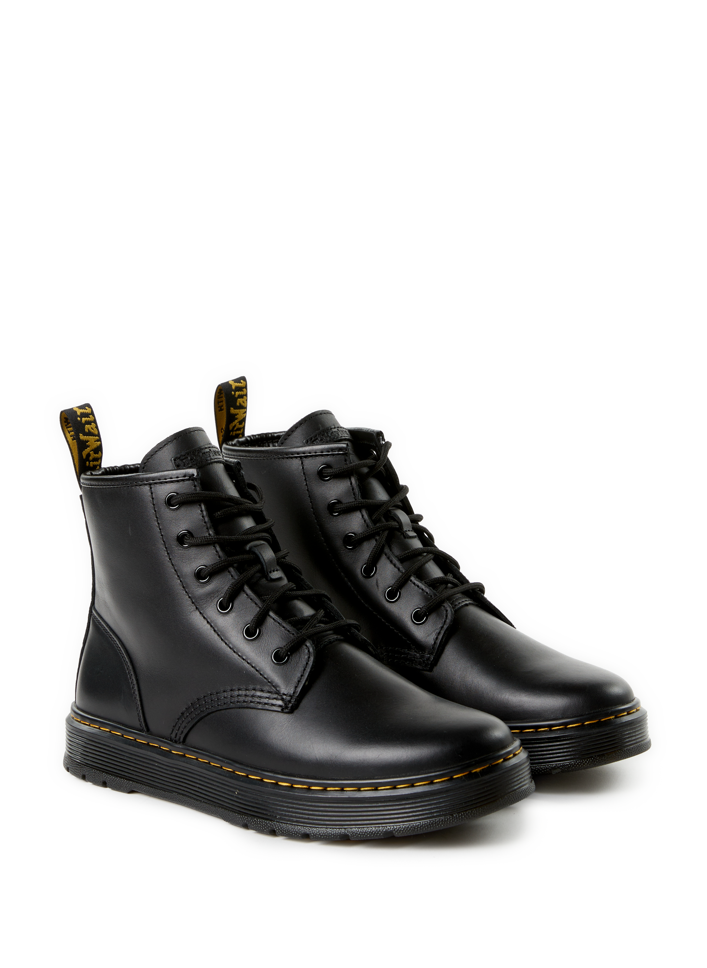 Ankle boots with silver tips DR. MARTENS Black