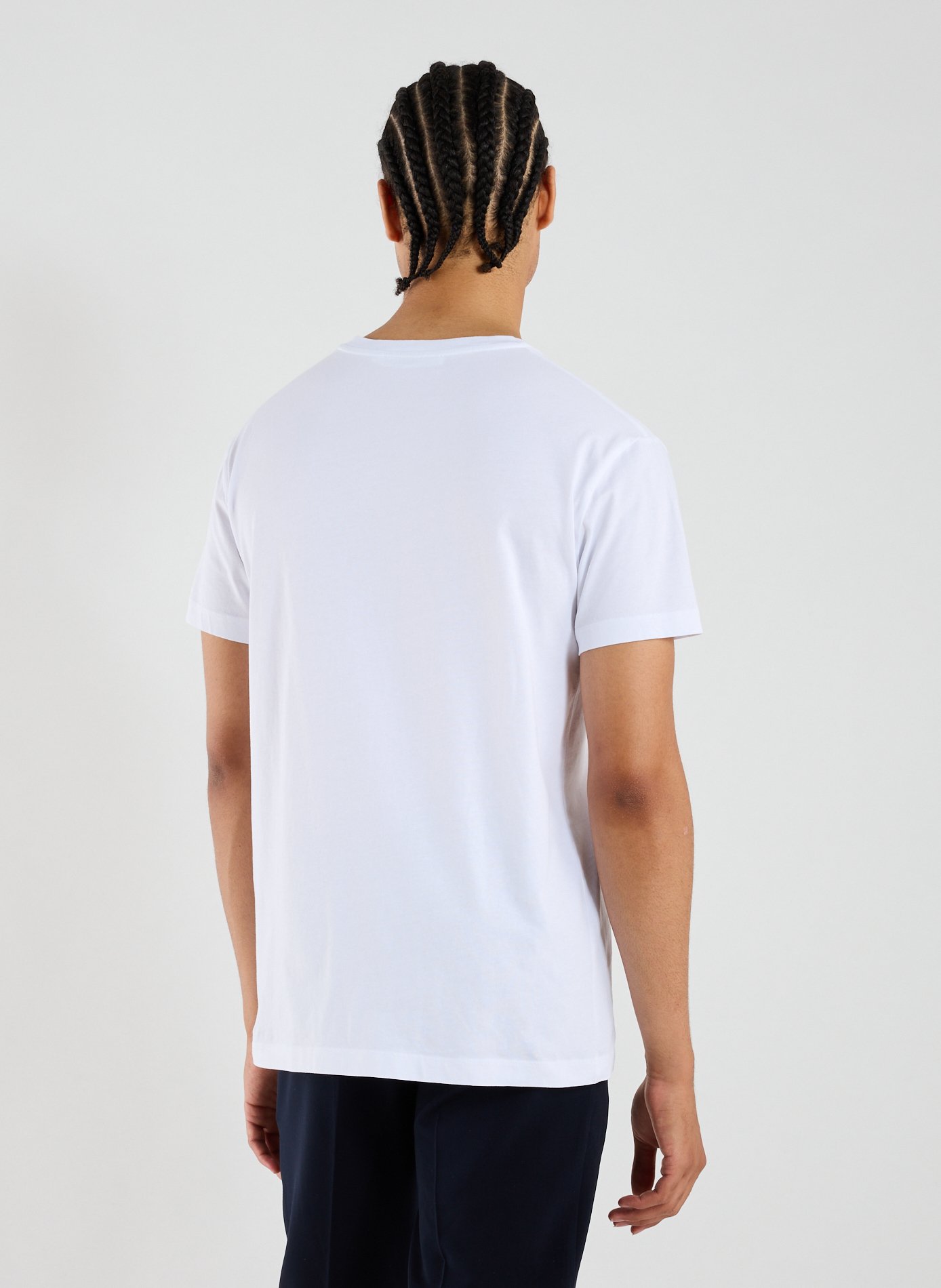 T-shirt droit en coton  SAMSOE SAMSOE Blanc