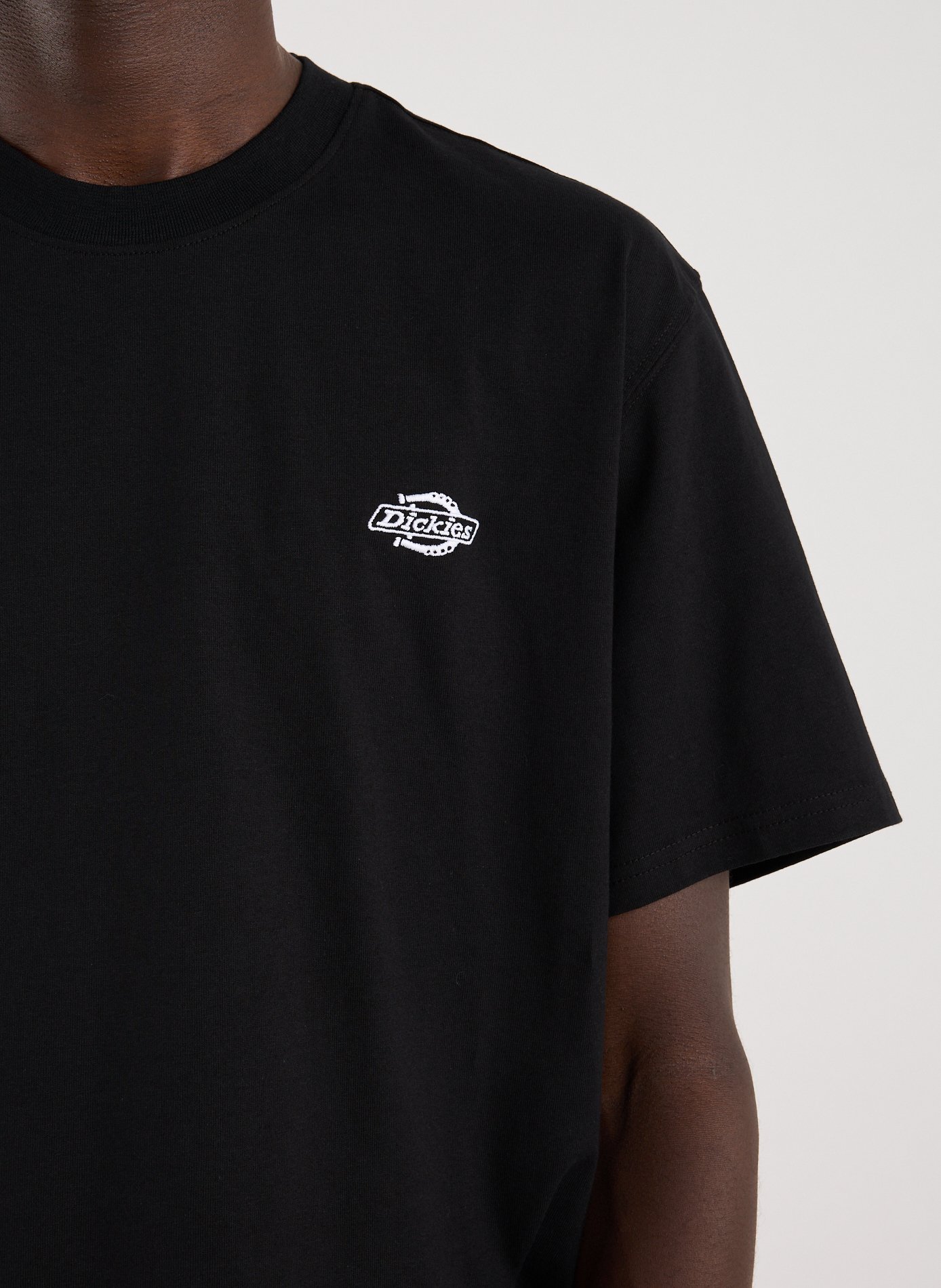 Straight-fit cotton T-shirt DICKIES Black
