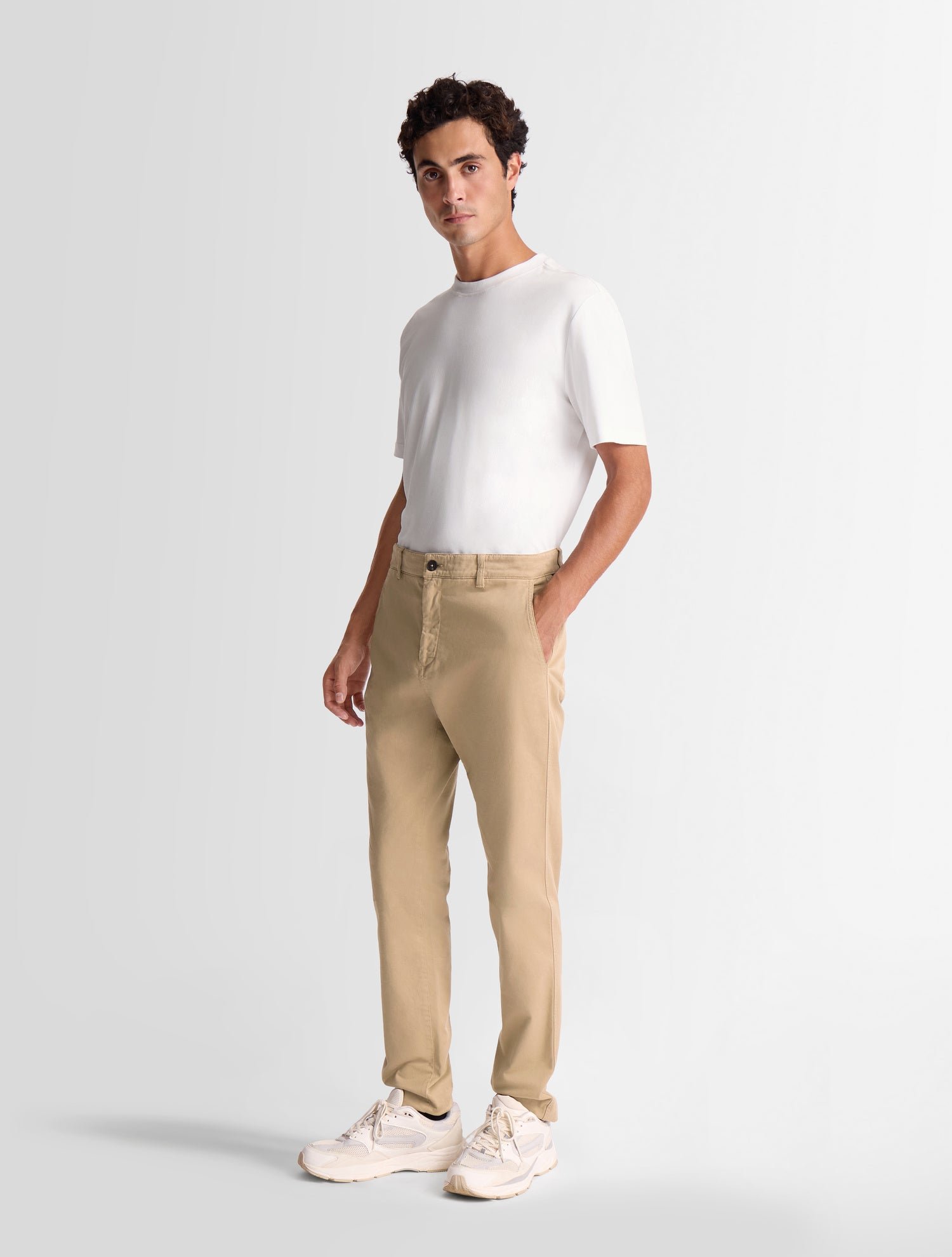 Pantalon sleton coupe ajustée FUSALP Beige