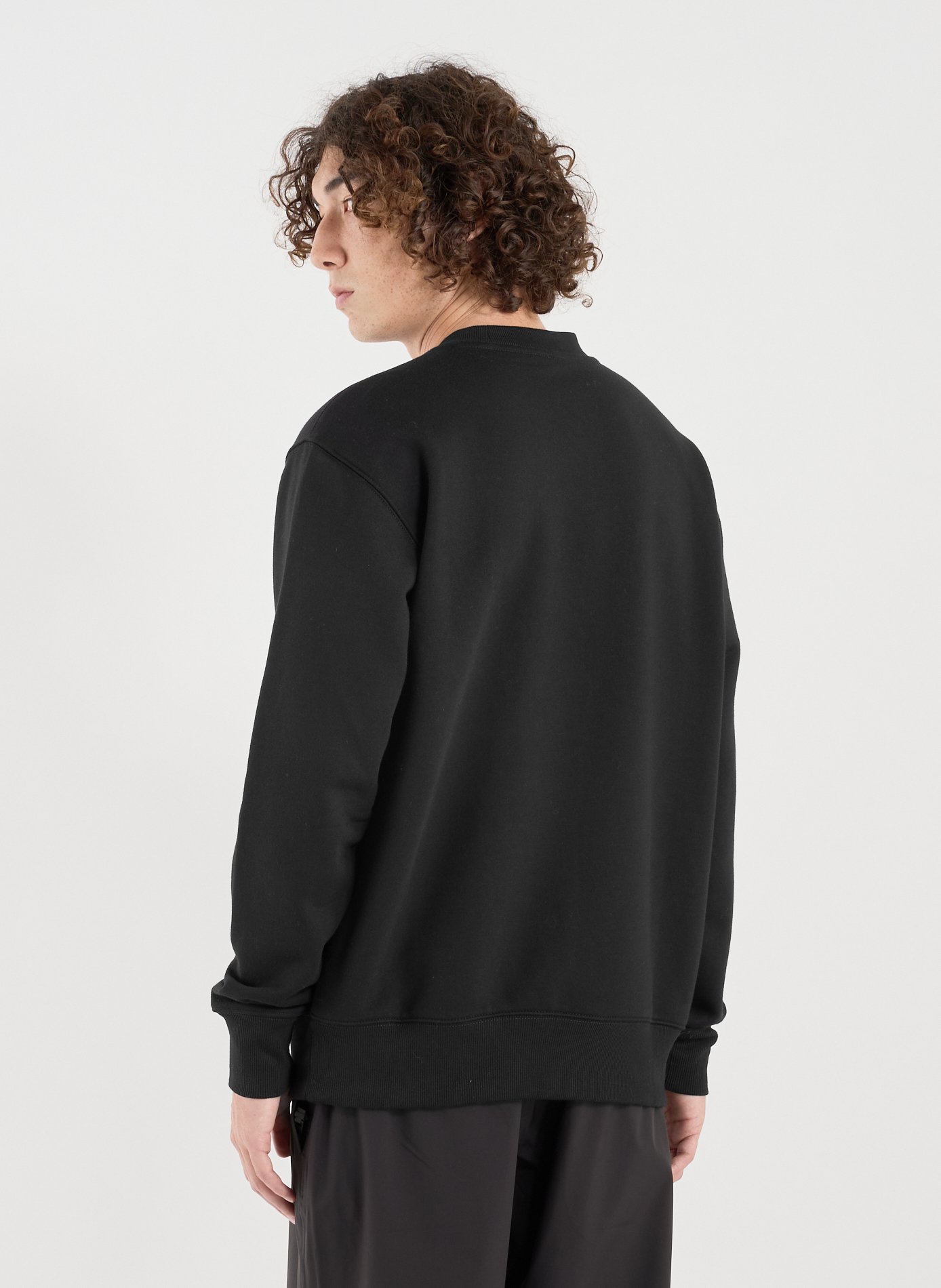 Sweatshirt droit en coton mélangé DICKIES Noir