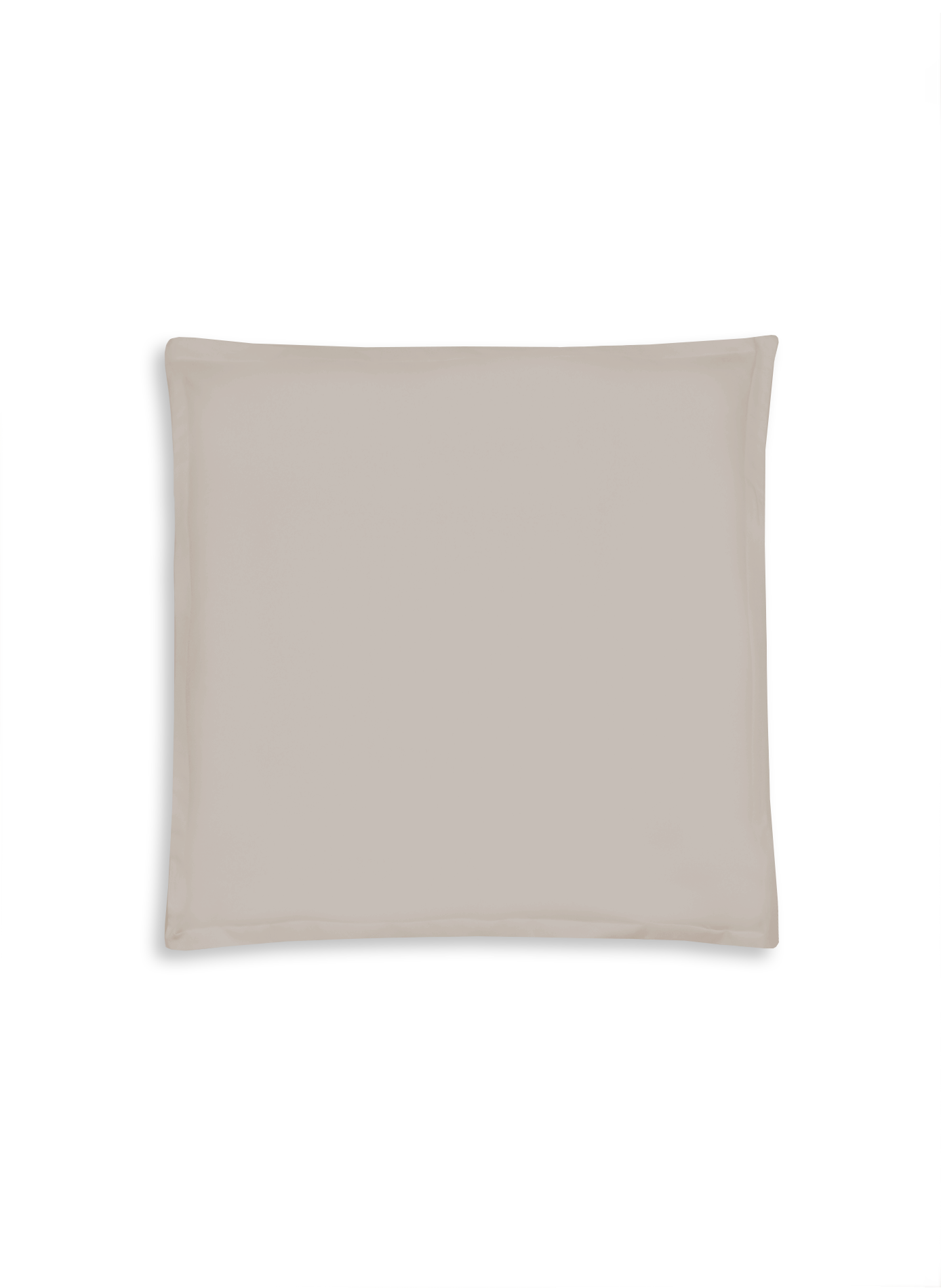 Taie d'oreiller en satin de coton AU PRINTEMPS PARIS Beige